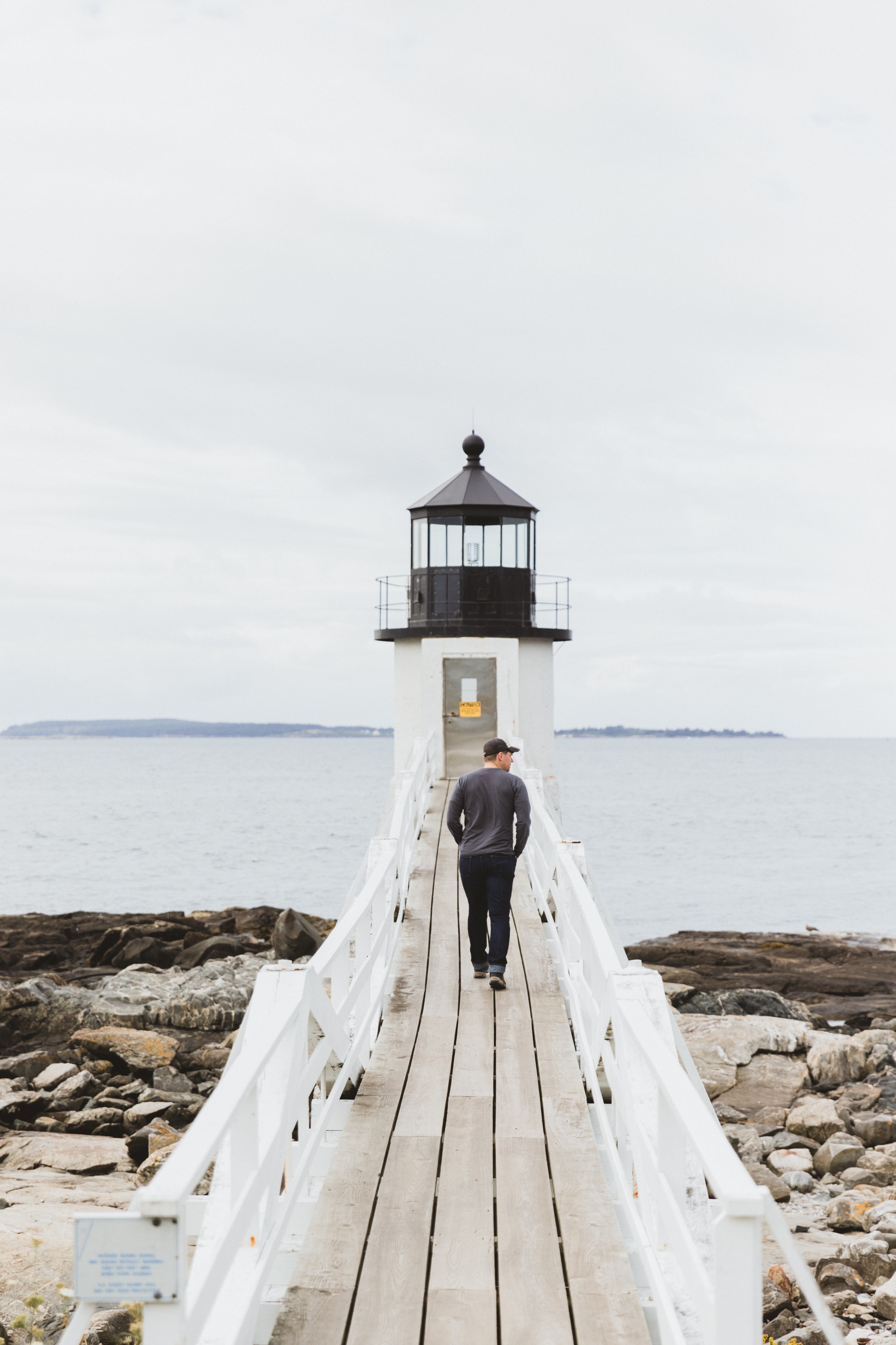 marshall point lighthouse 4k, Phone HD Wallpaper