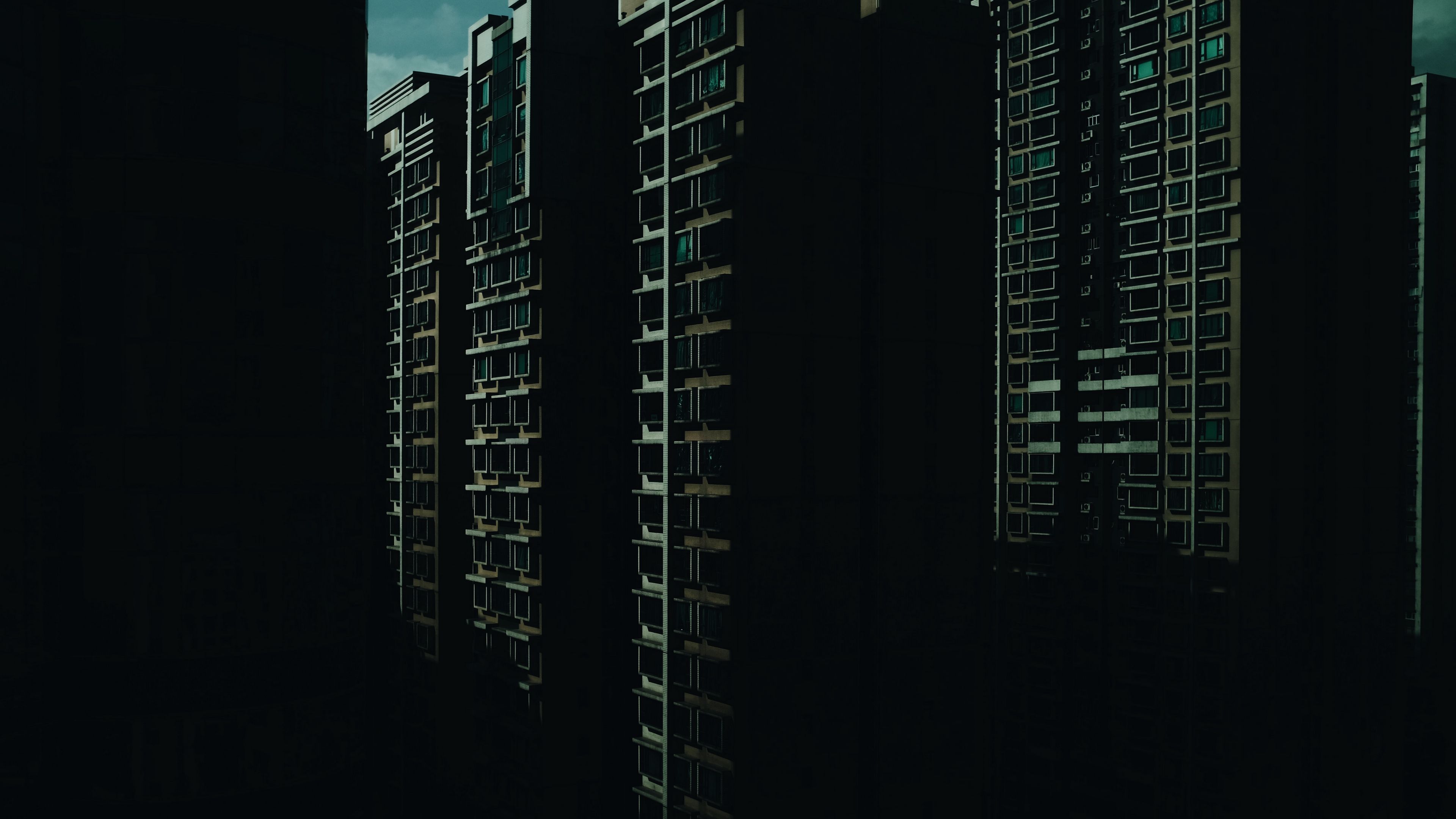building, facade, skyscraper, 4k, HD Wallpaper