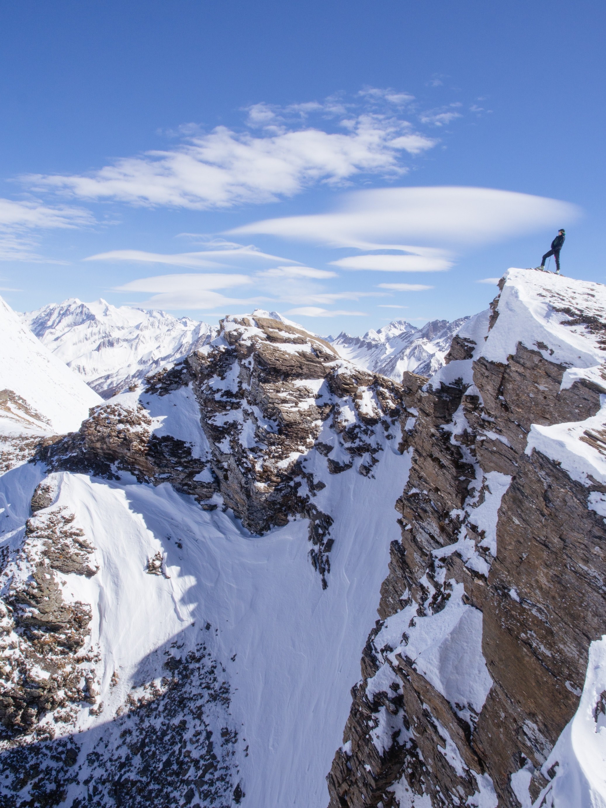 snowy mountain landscape with frosty peak on a sunny day, get exposed 4k, Phone HD Wallpaper