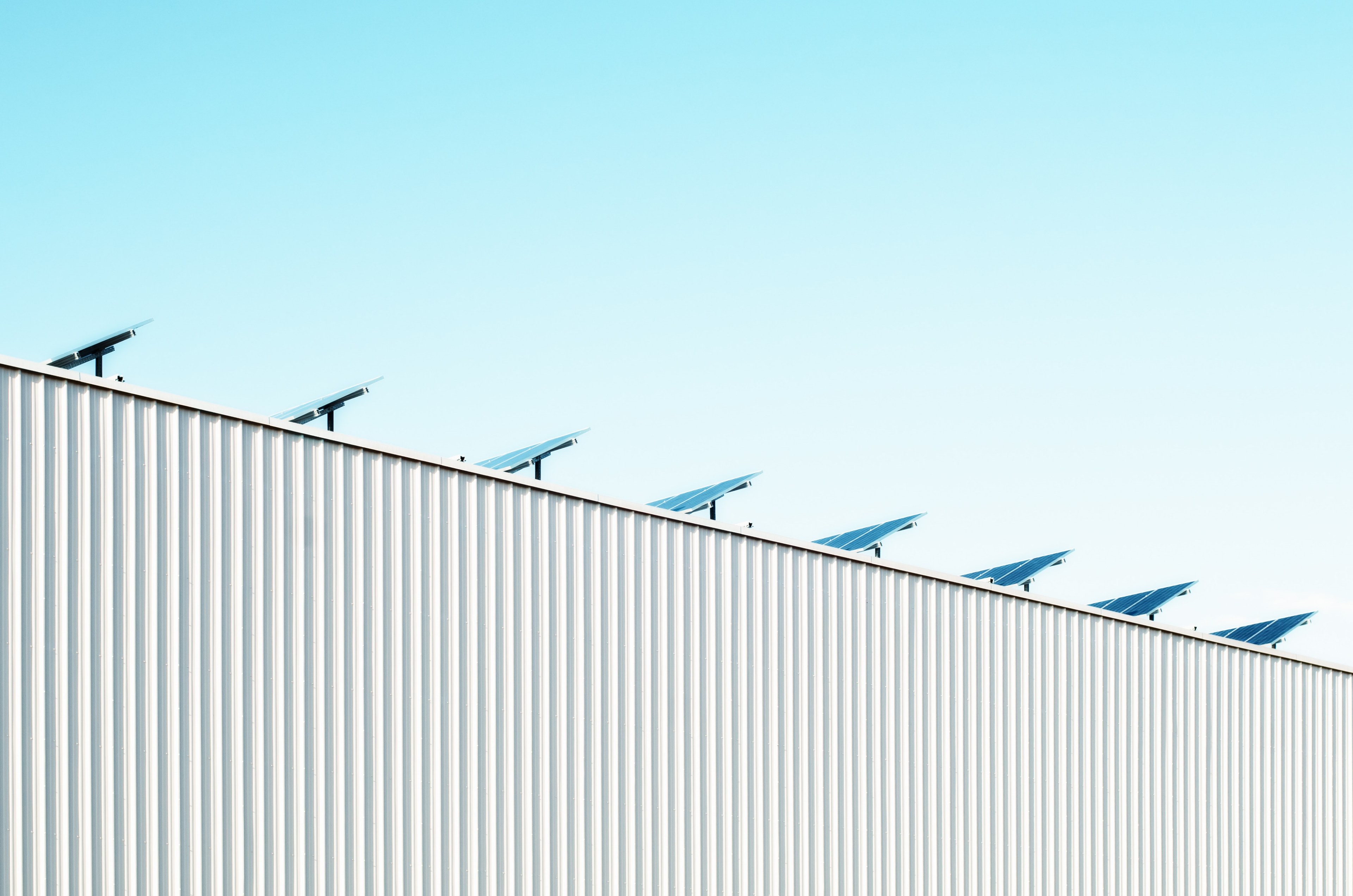 solar panel building environmental and ecology 4k, HD Wallpaper