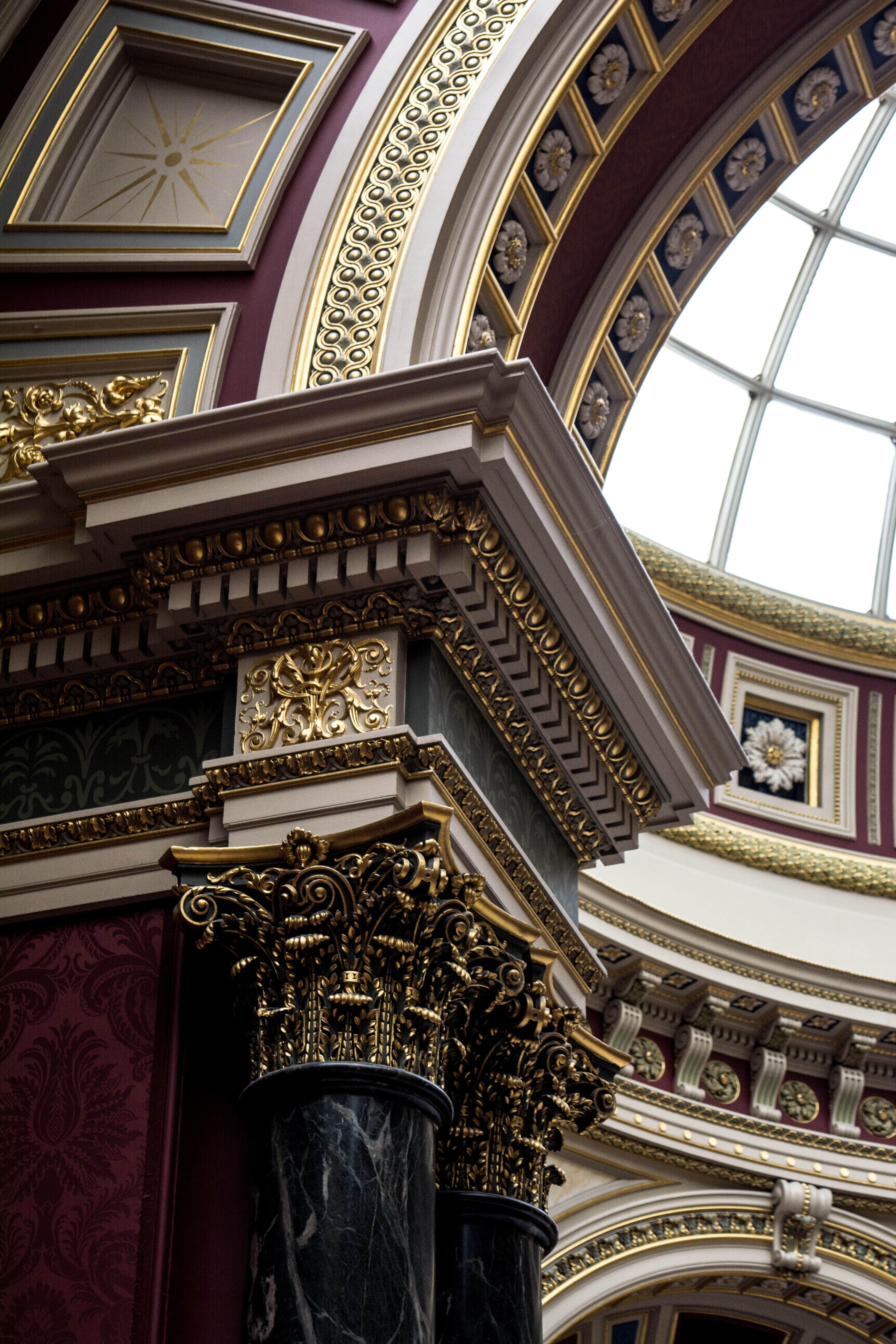 nikon gold painting and architecture hd, 4k, Phone HD Wallpaper