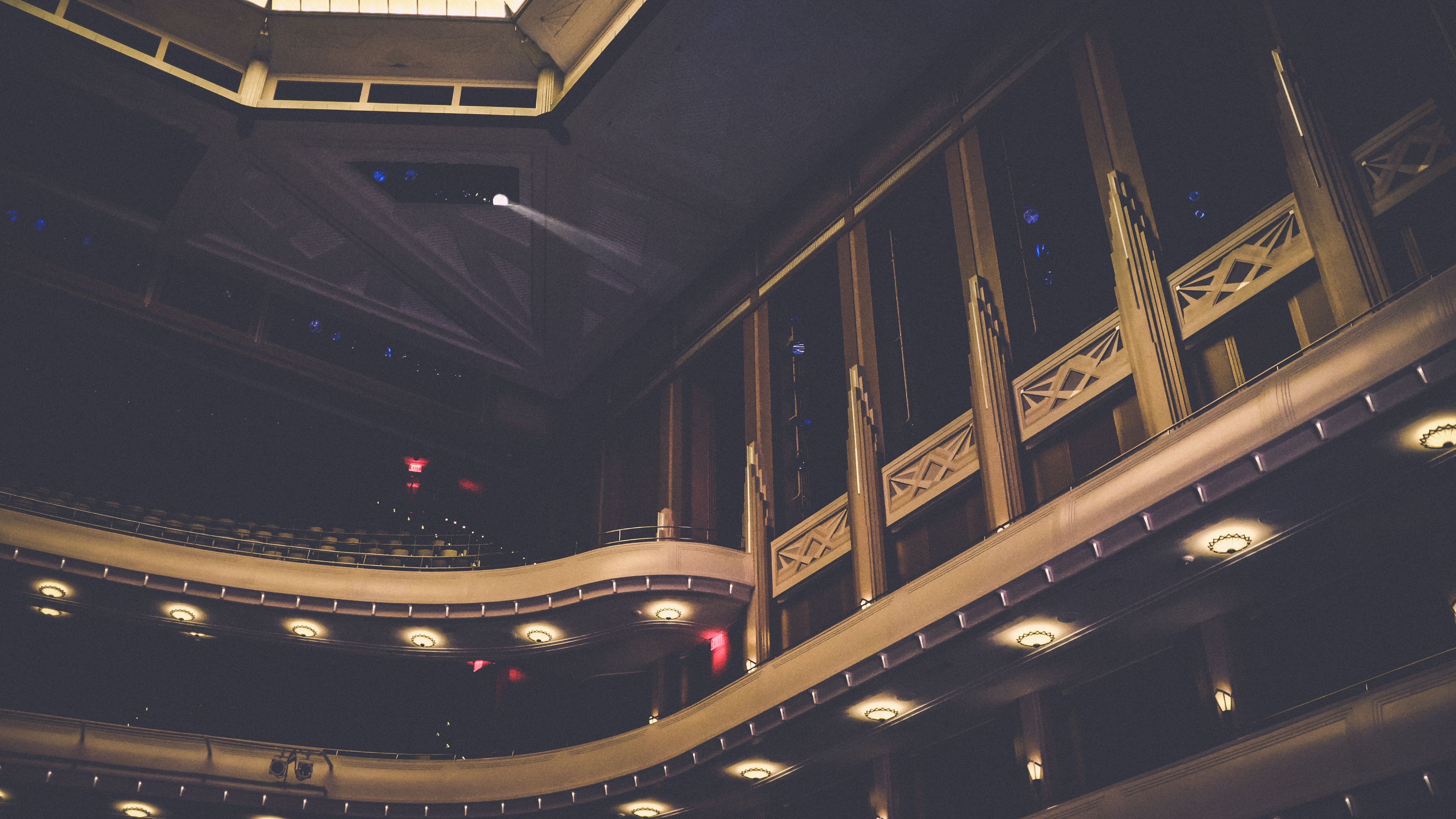 balcony, theater, box, benoir, 4k, HD Wallpaper