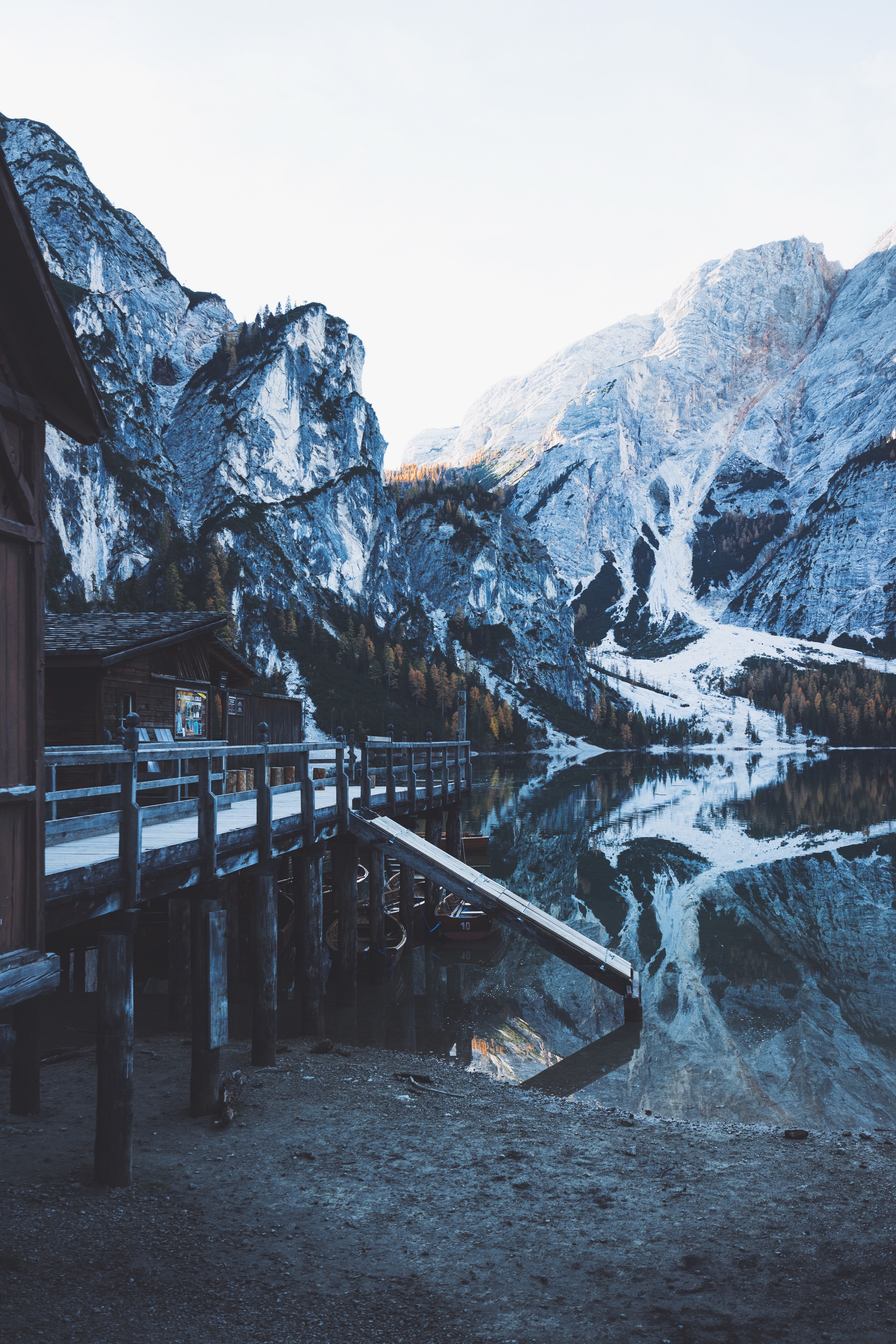 dreamy morning at lake of instagram 4k, Phone HD Wallpaper