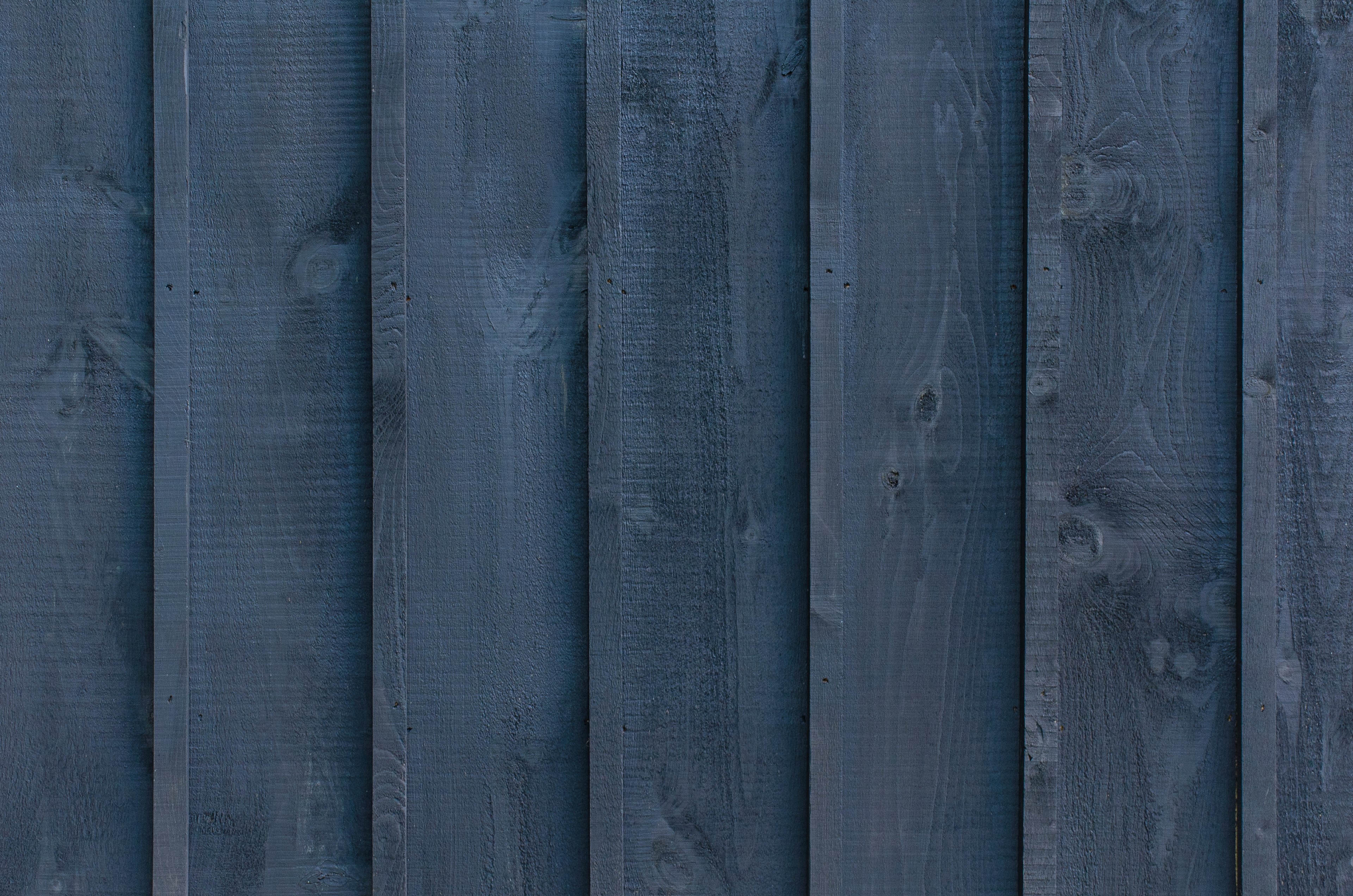 planks across a wooden deck as a background texture, blue wooden wall 4k, HD Wallpaper