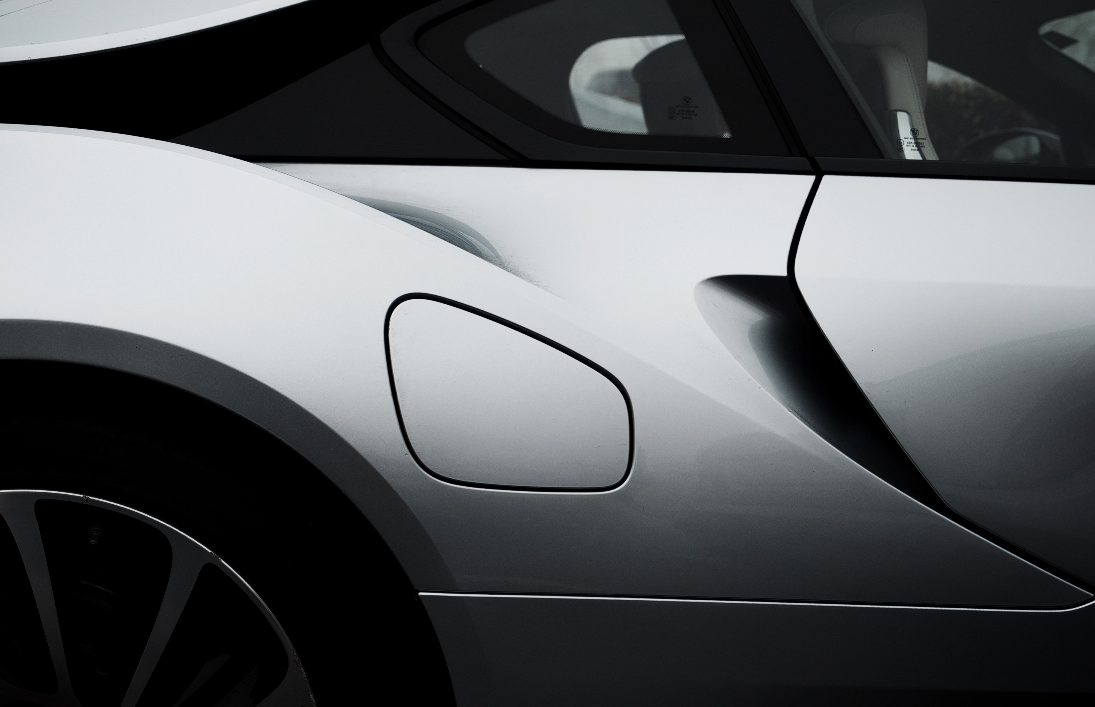 car silver monochrome and minimalistic 4k, HD Wallpaper