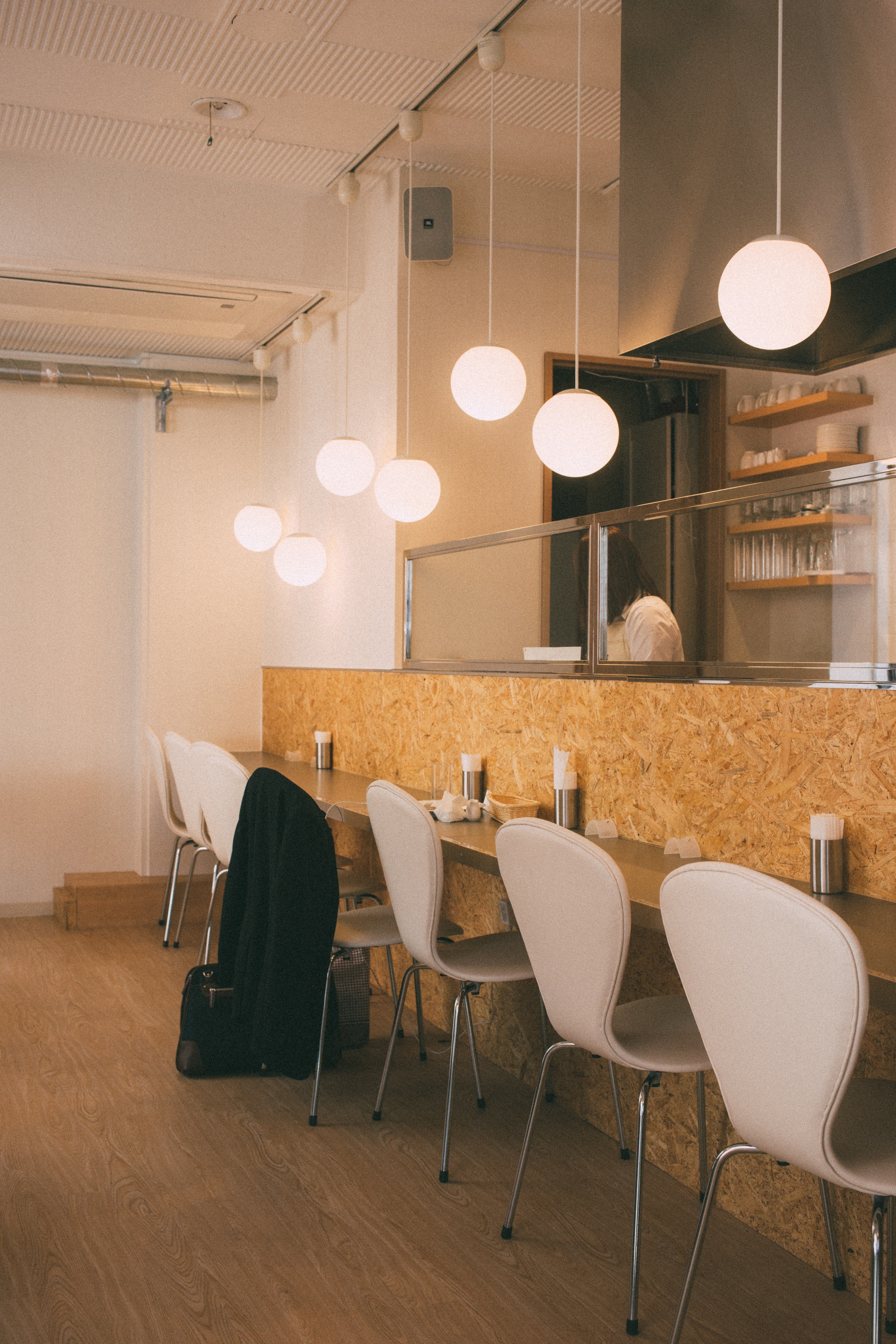 seating light restaurant and pancake hd, 4k, Phone HD Wallpaper