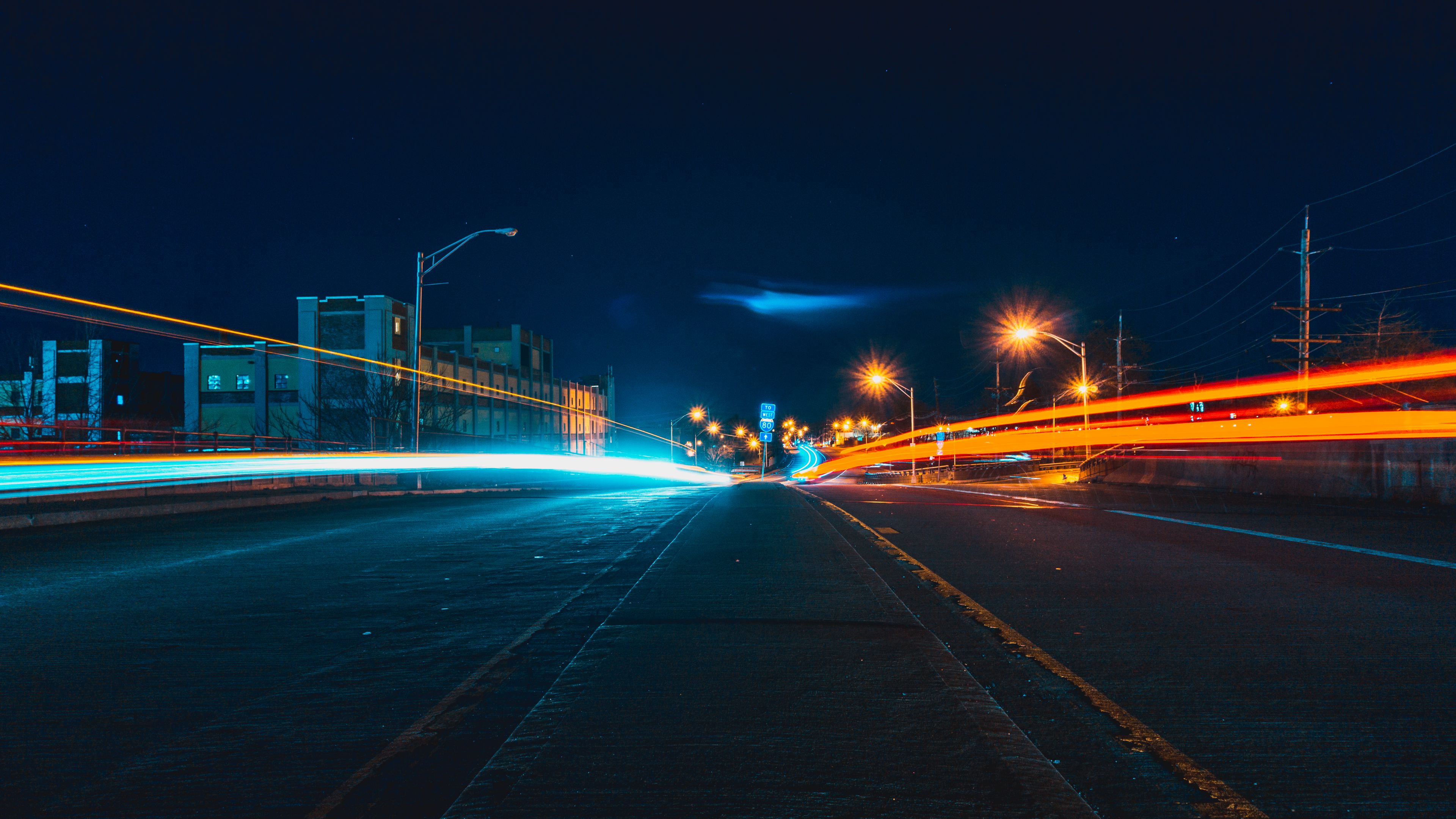 city, road, evening, traffic, 4k, HD Wallpaper