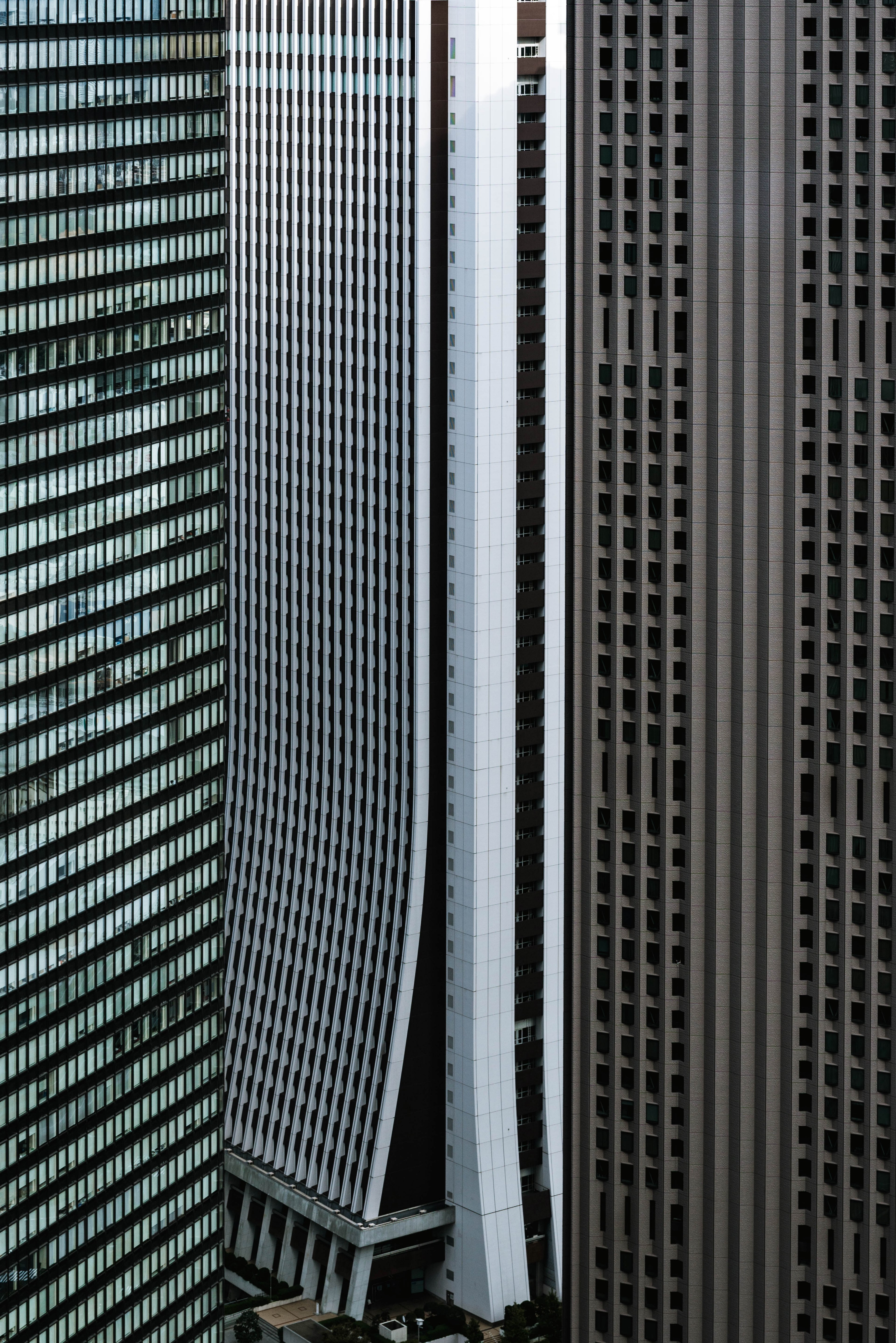 facades of buildings 4k, Phone HD Wallpaper
