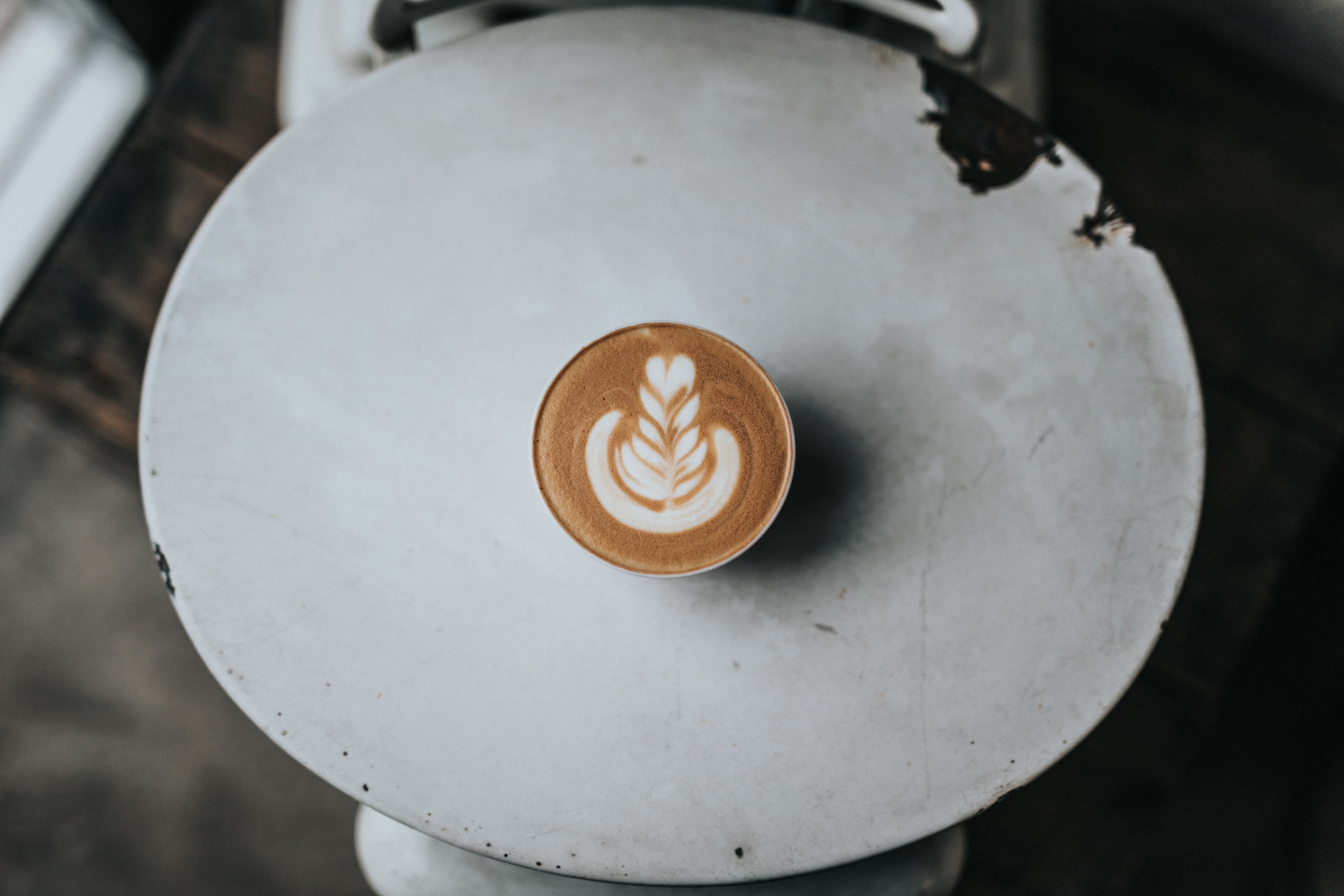 coffee cafe latte and drink 4k, HD Wallpaper