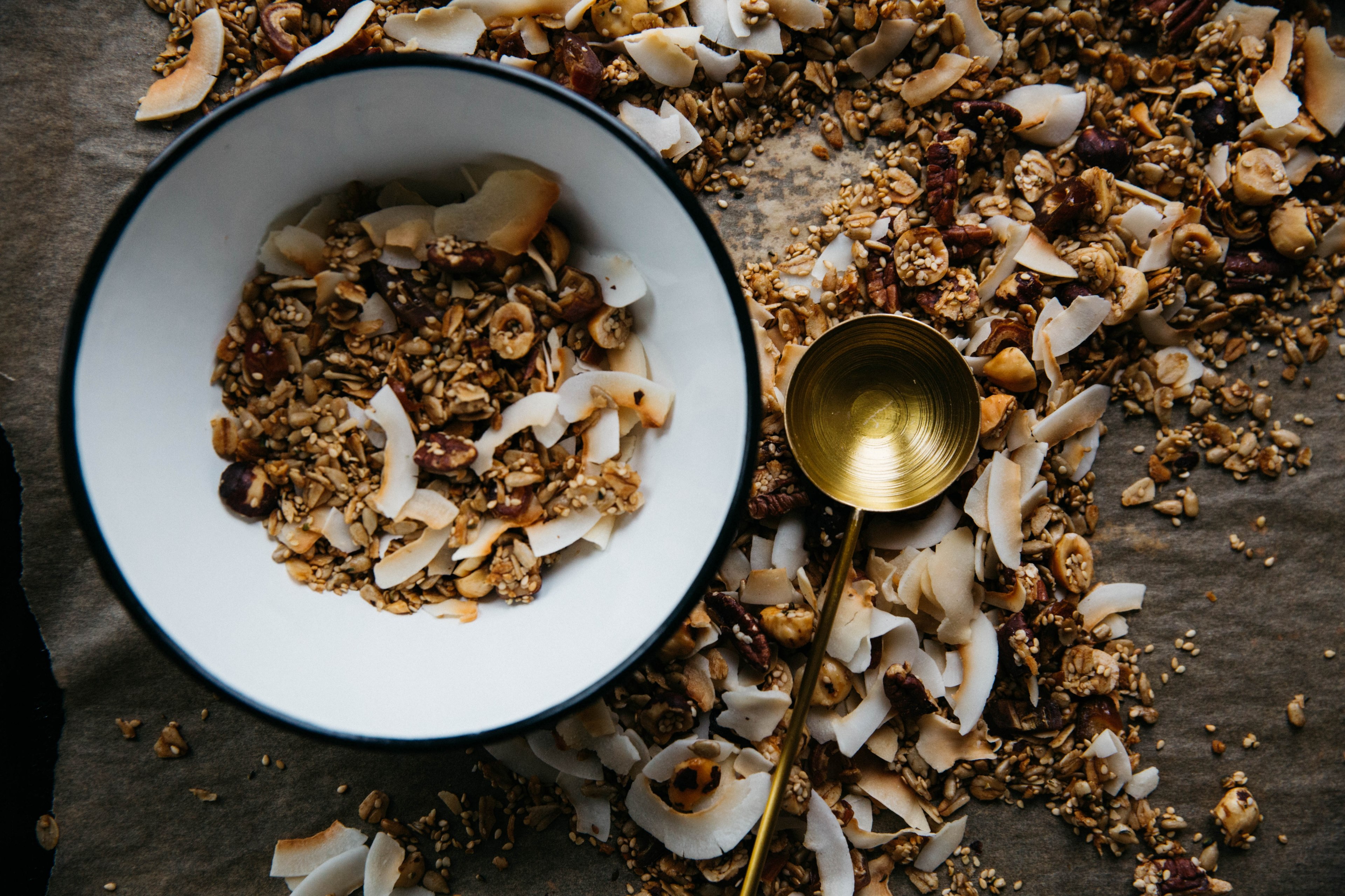 granola by the spoonful 4k, HD Wallpaper