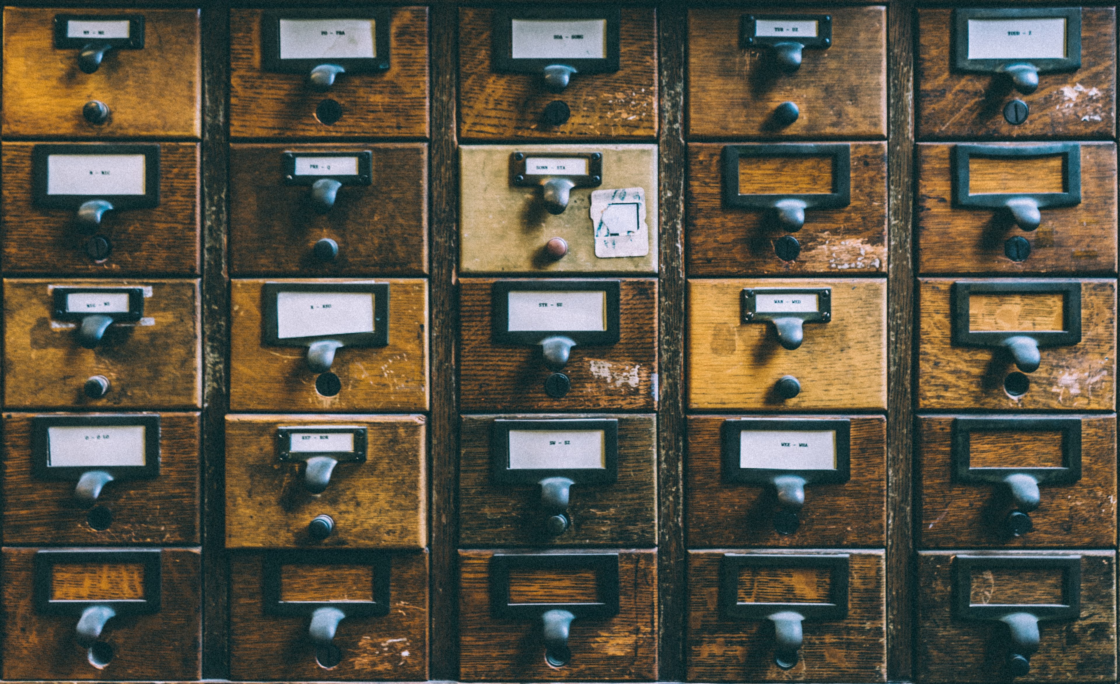 drawer library box and label 4k, HD Wallpaper
