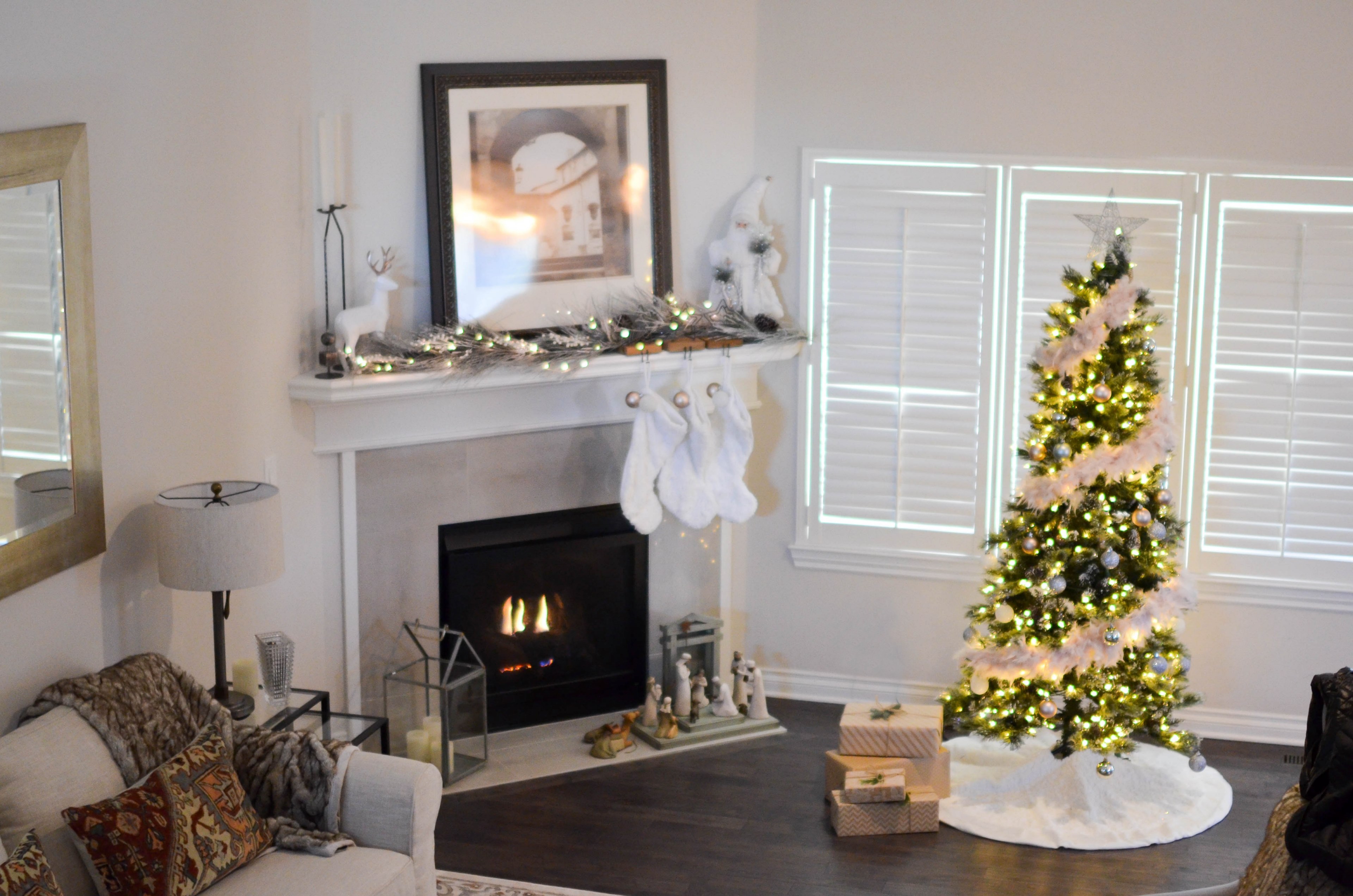 tree decor house and home 4k, HD Wallpaper