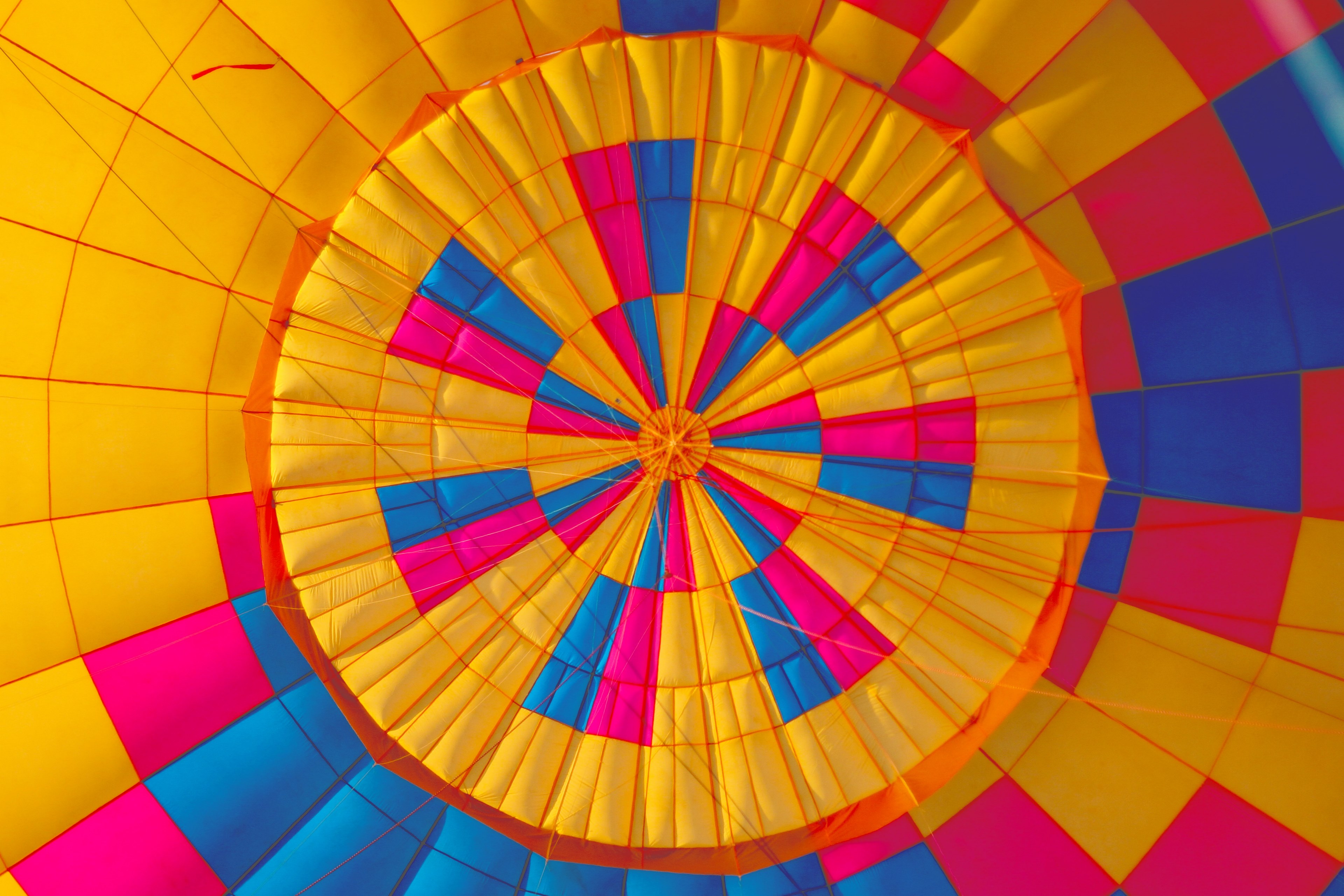 color colour air balloon and silk 4k, HD Wallpaper