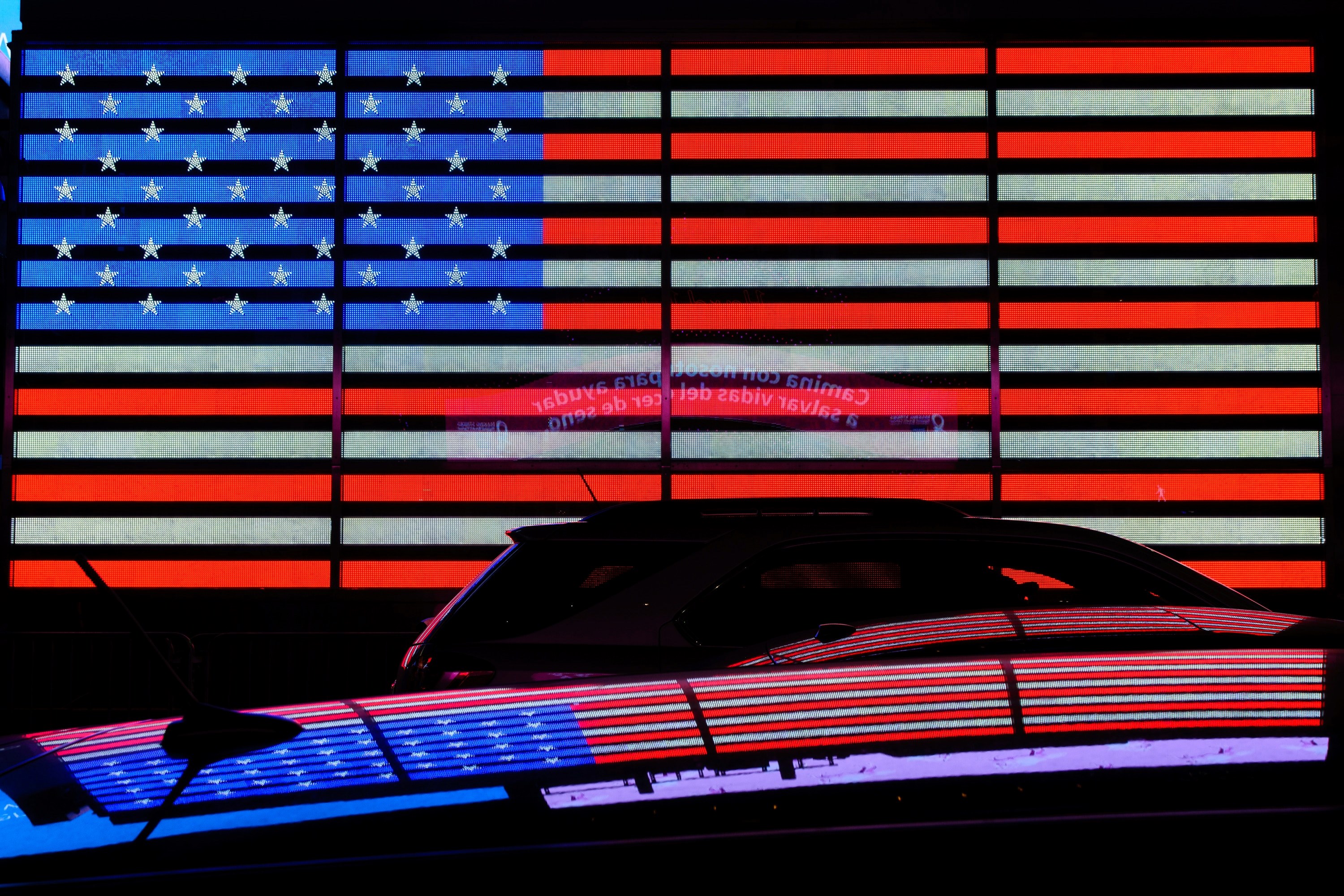 times square 4k, HD Wallpaper