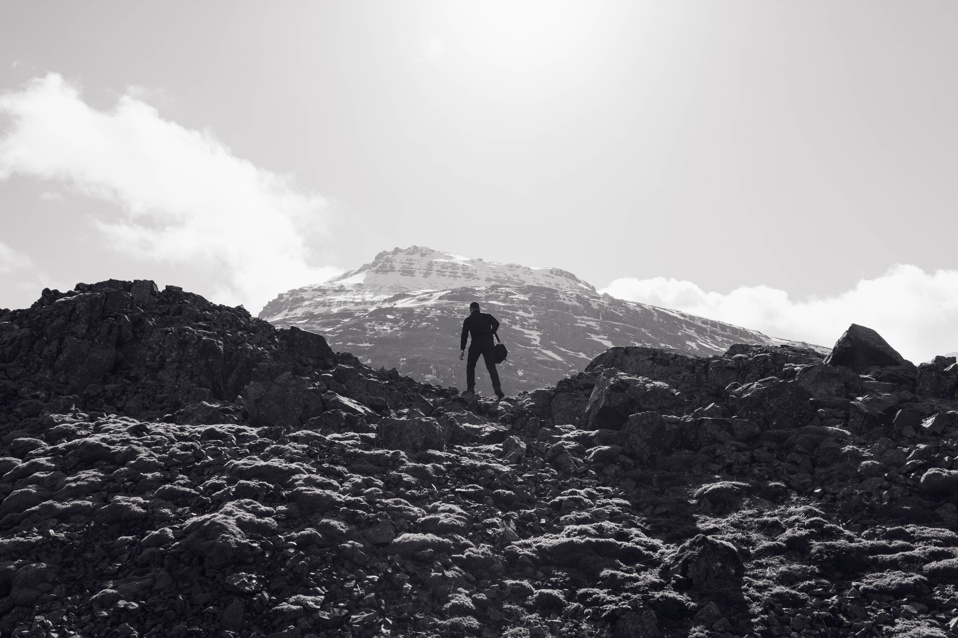 rock nature wallpapers and black wallpapers 4k, HD Wallpaper