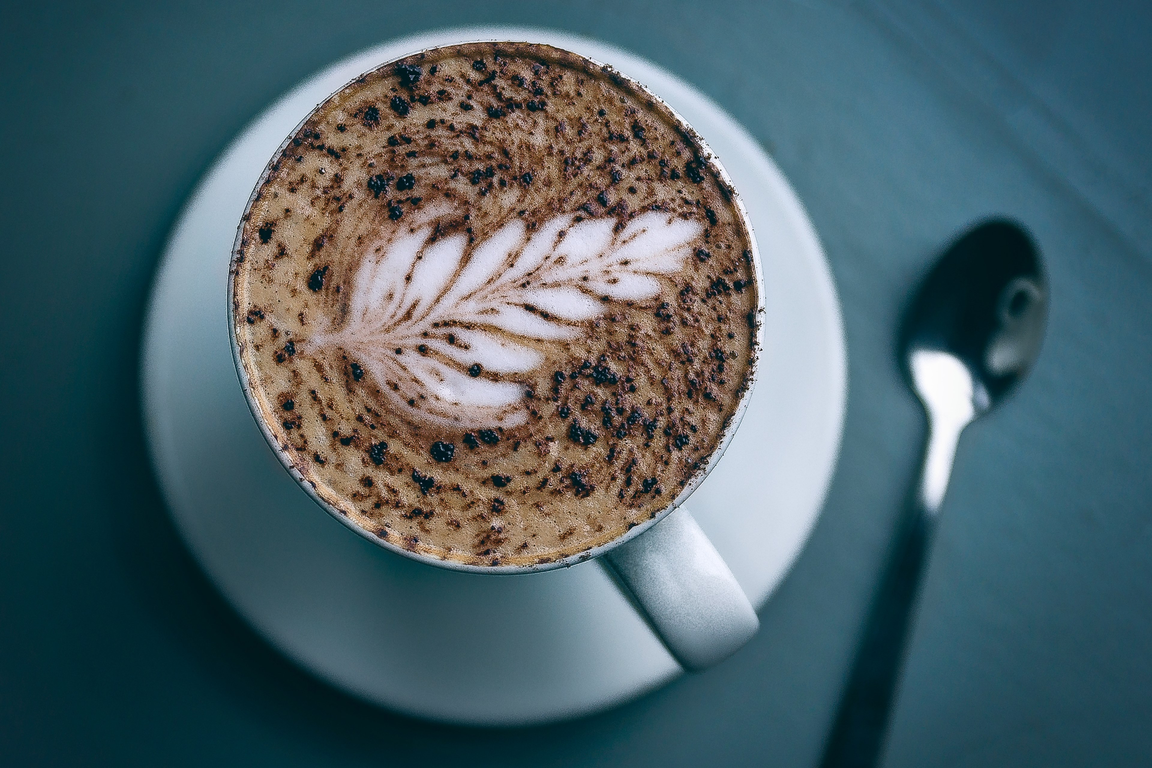 cappuccino coffee beverage and drink 4k, HD Wallpaper