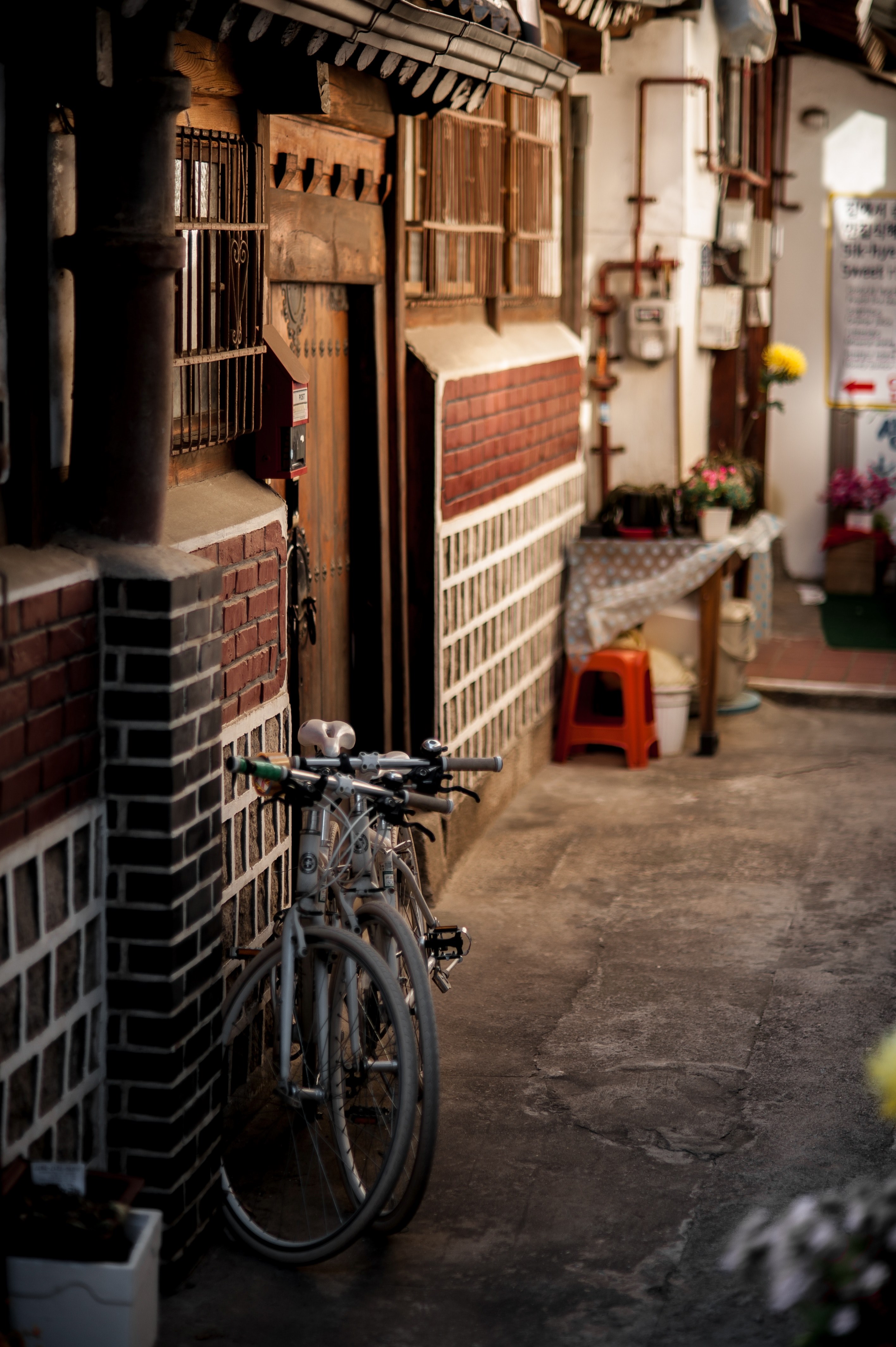 korean traditional house 4k, Phone HD Wallpaper