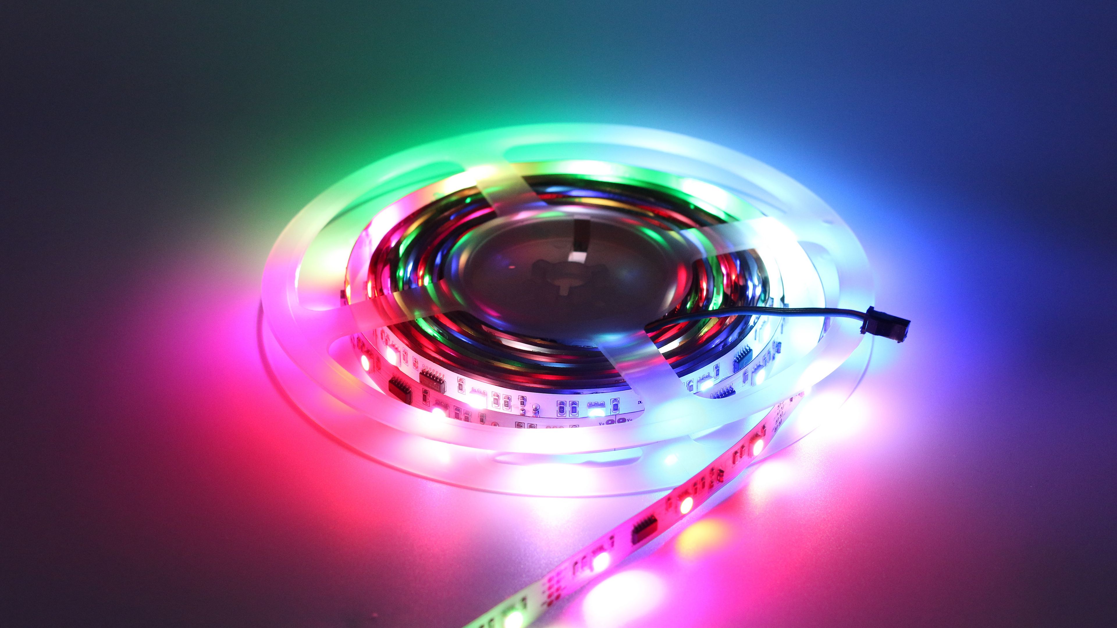 ledtape, ledstrip, light, 4k, HD Wallpaper