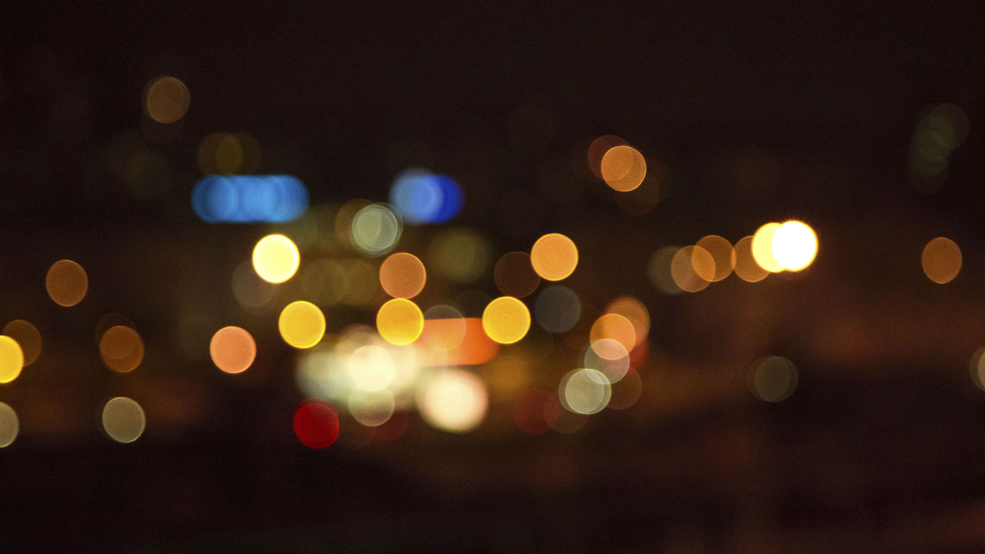 glare, circles, light, 4k, HD Wallpaper