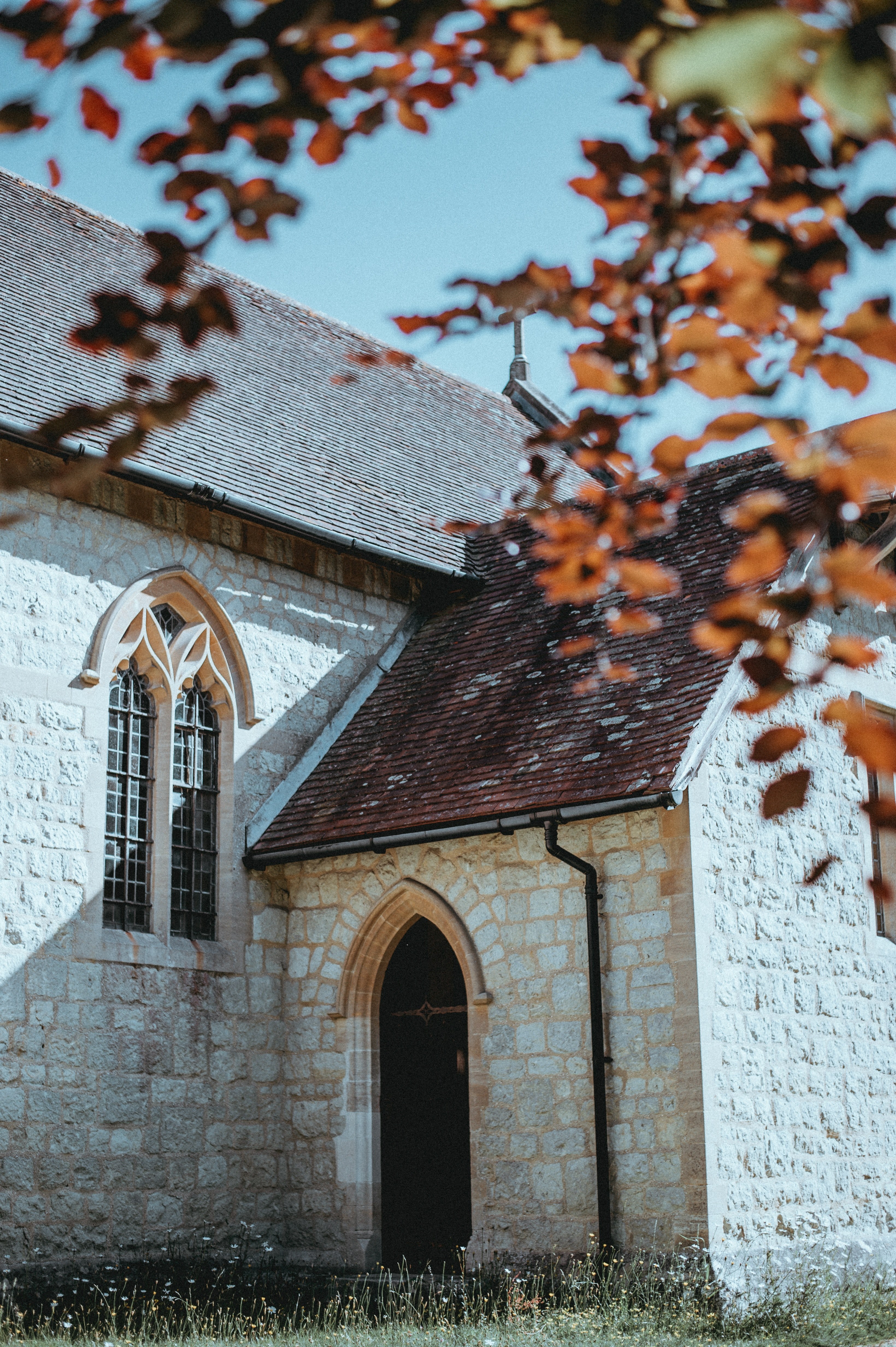 exbury church 4k, Phone HD Wallpaper
