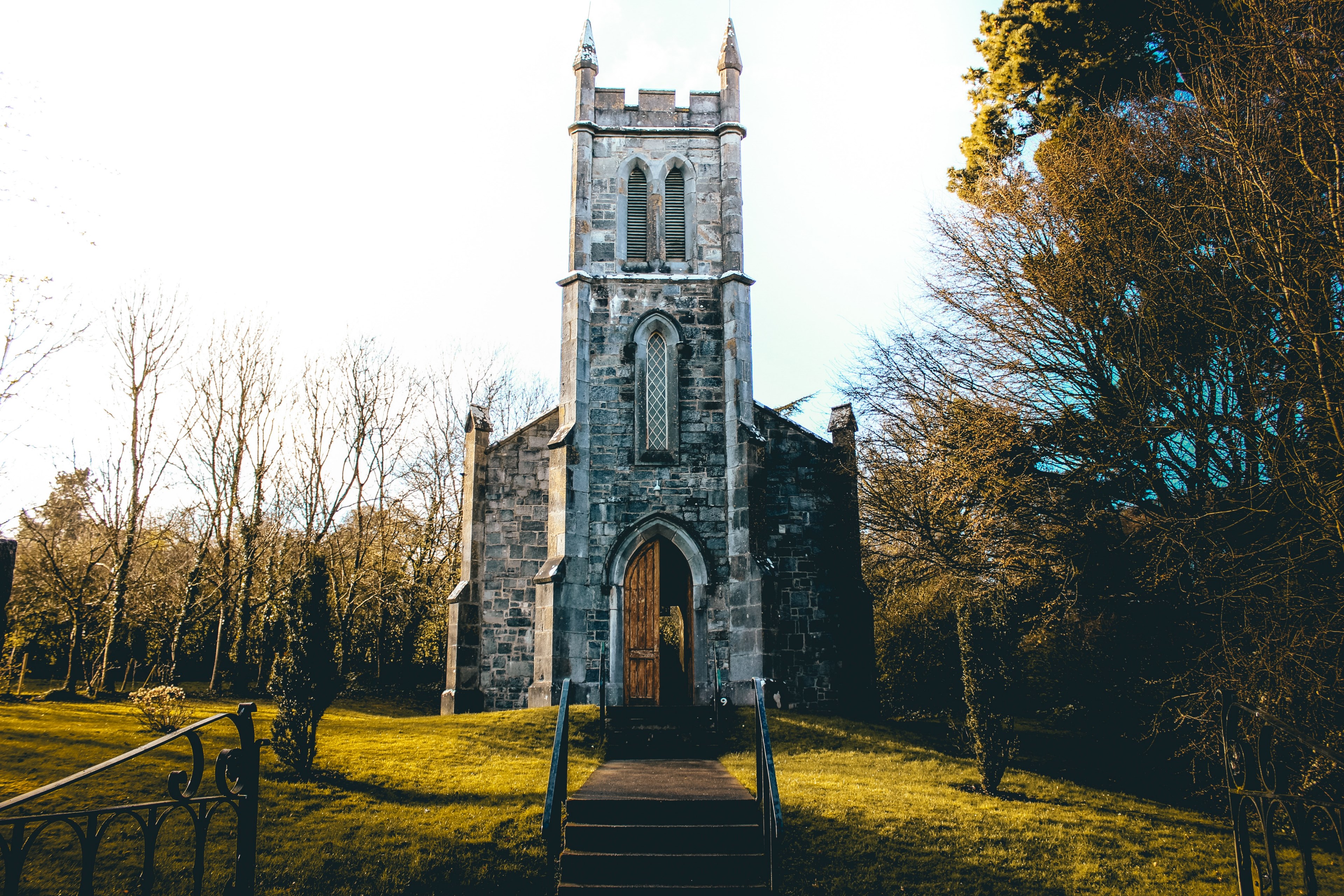 medieval steeple place and landmark 4k, HD Wallpaper