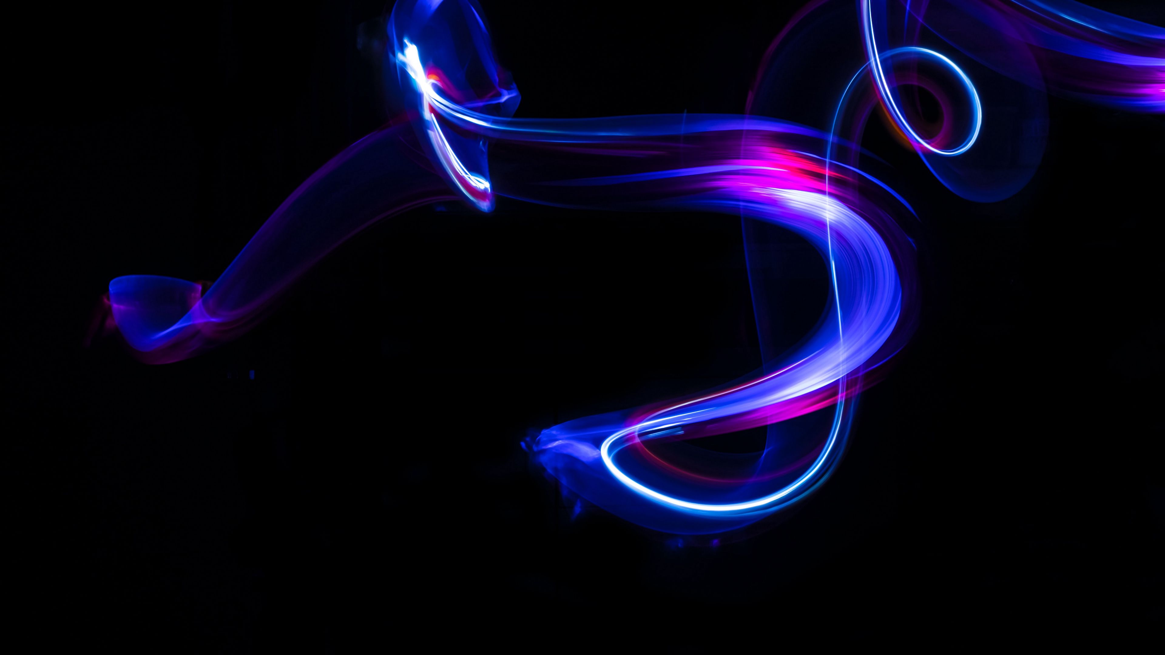 abstract, freezelight, black, 4k, HD Wallpaper