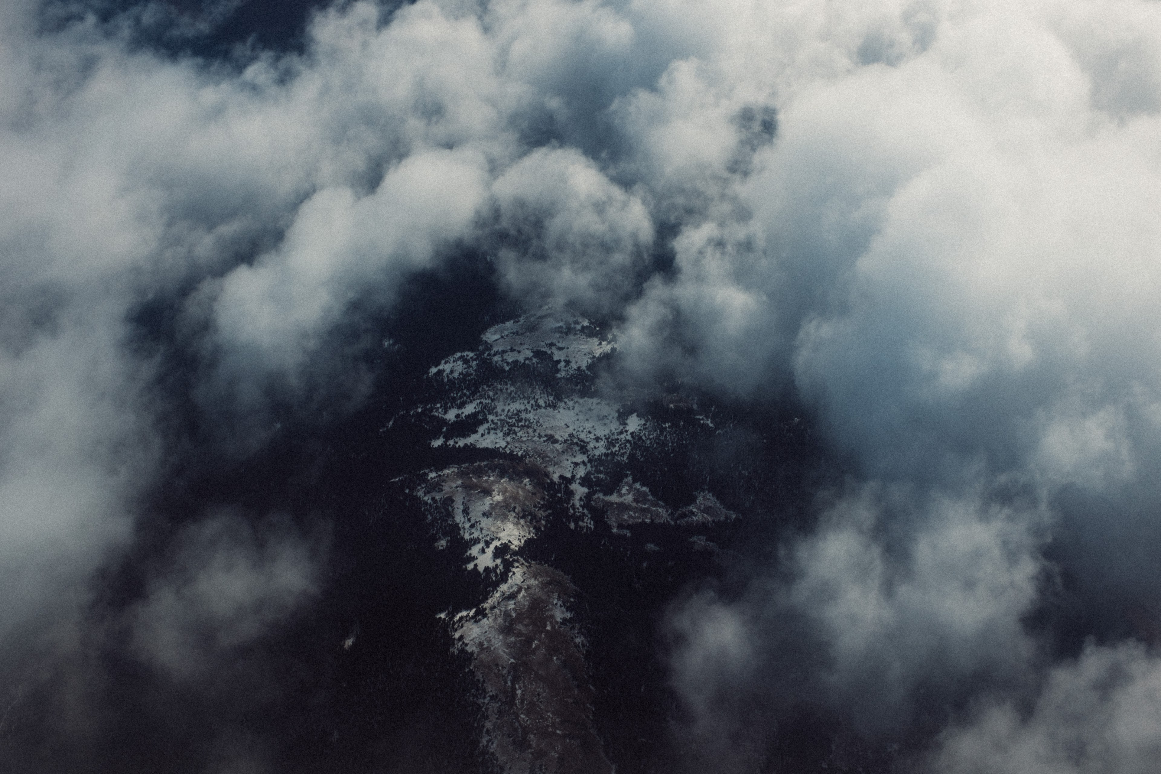 cloud atmosphere aerial and sky 4k, HD Wallpaper