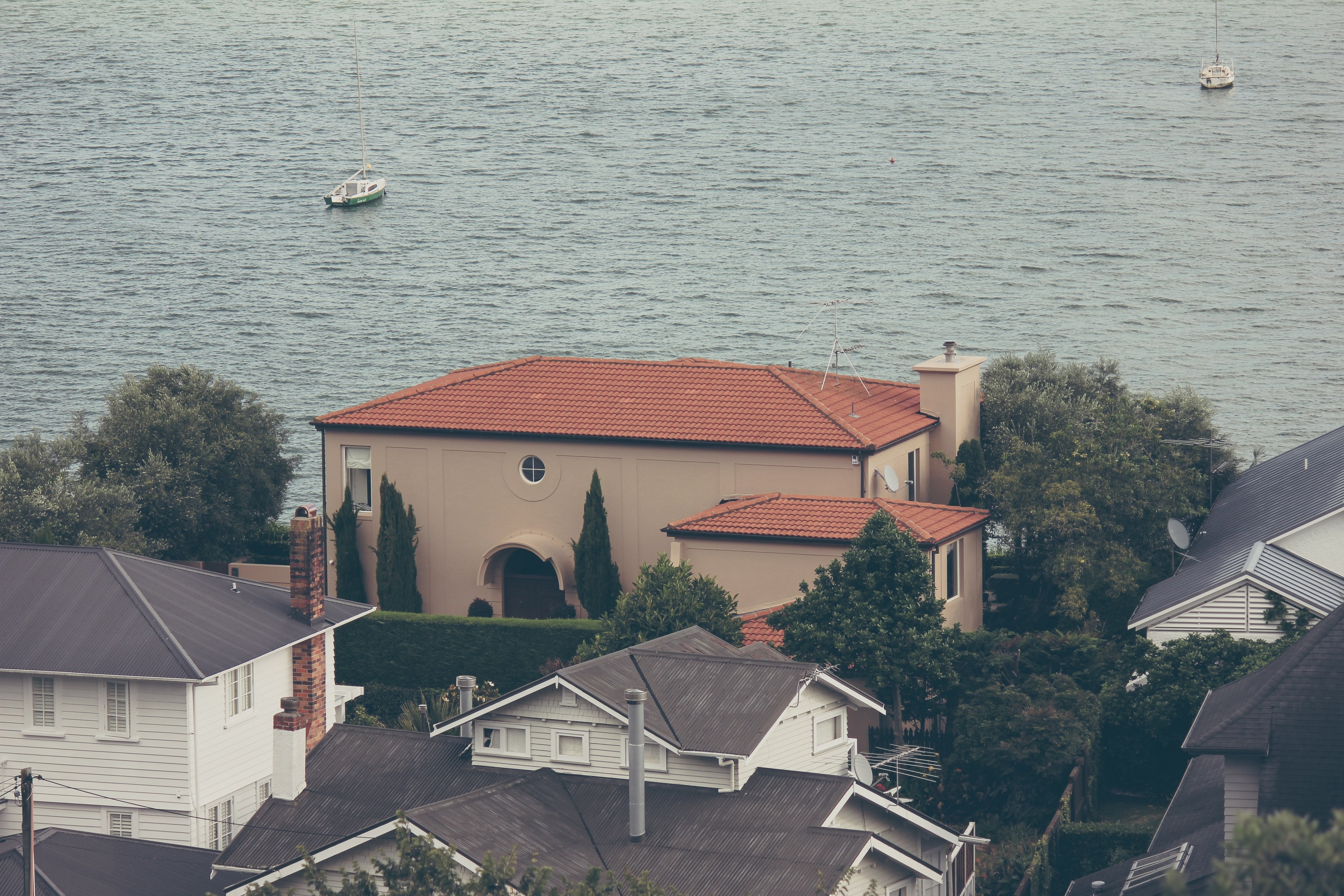 tuscany style house in auckland nz 4k, HD Wallpaper