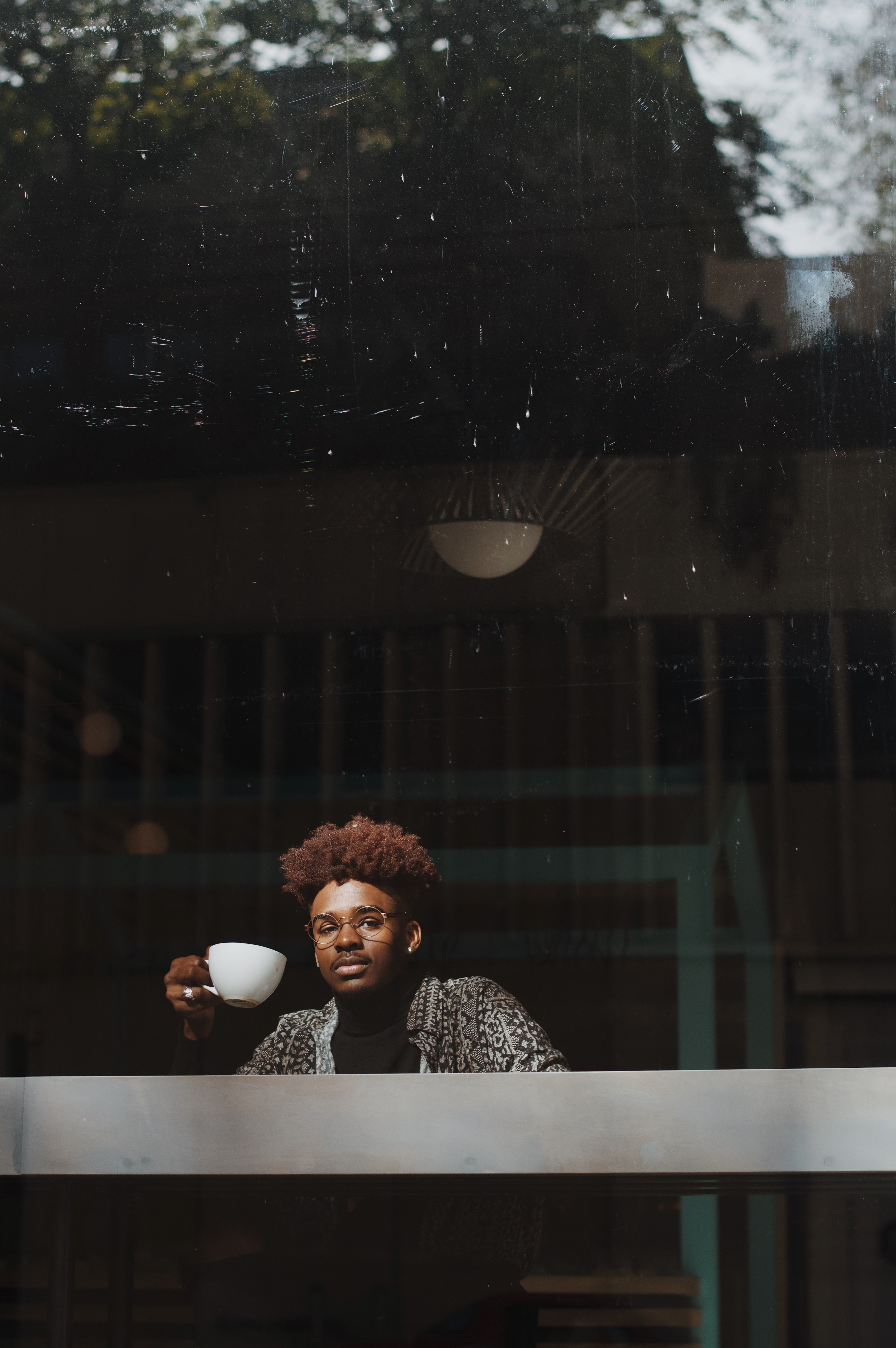 man male coffee and coffee shop hd, 4k, Phone HD Wallpaper