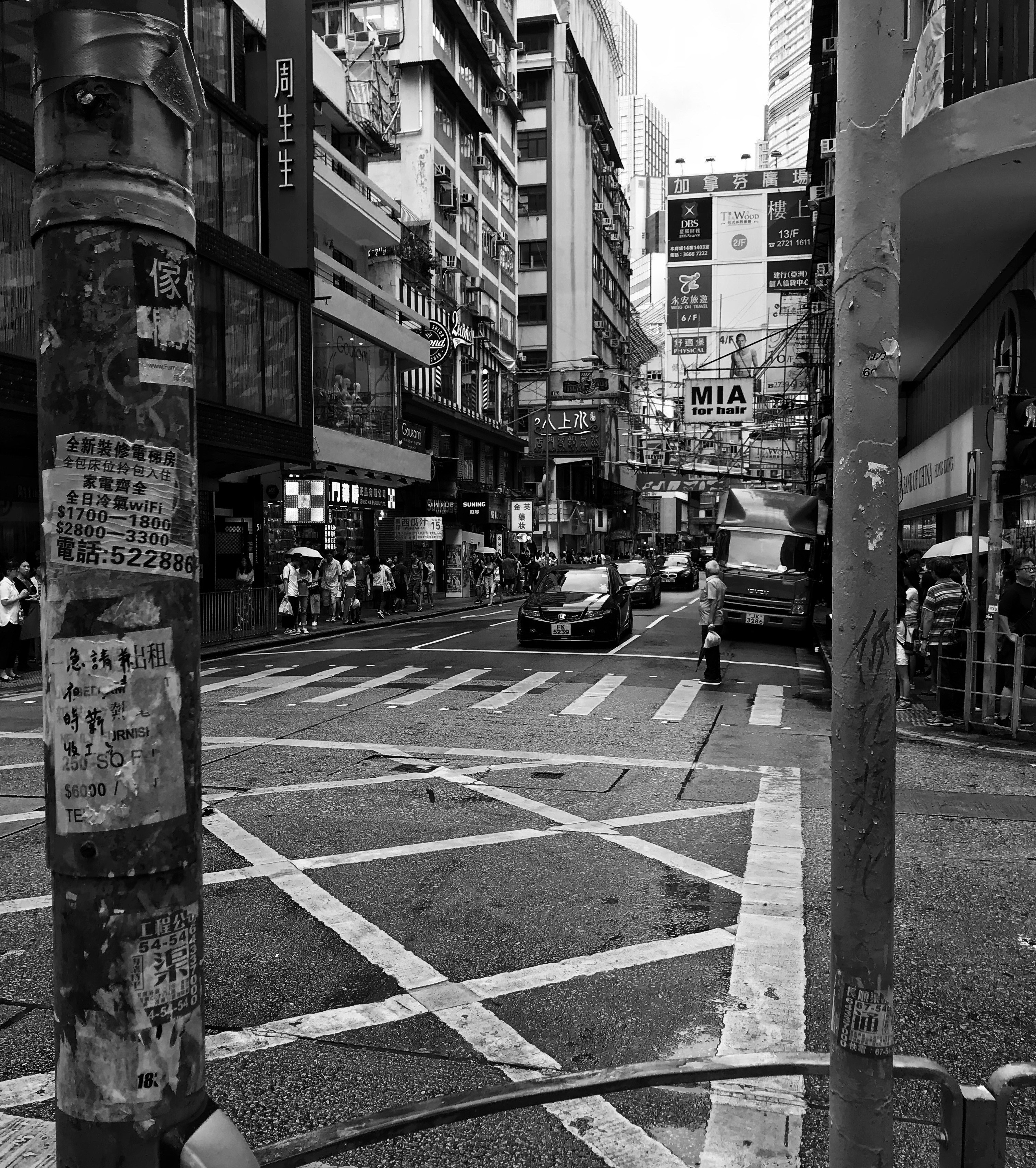 dirty hk street 4k, Phone HD Wallpaper
