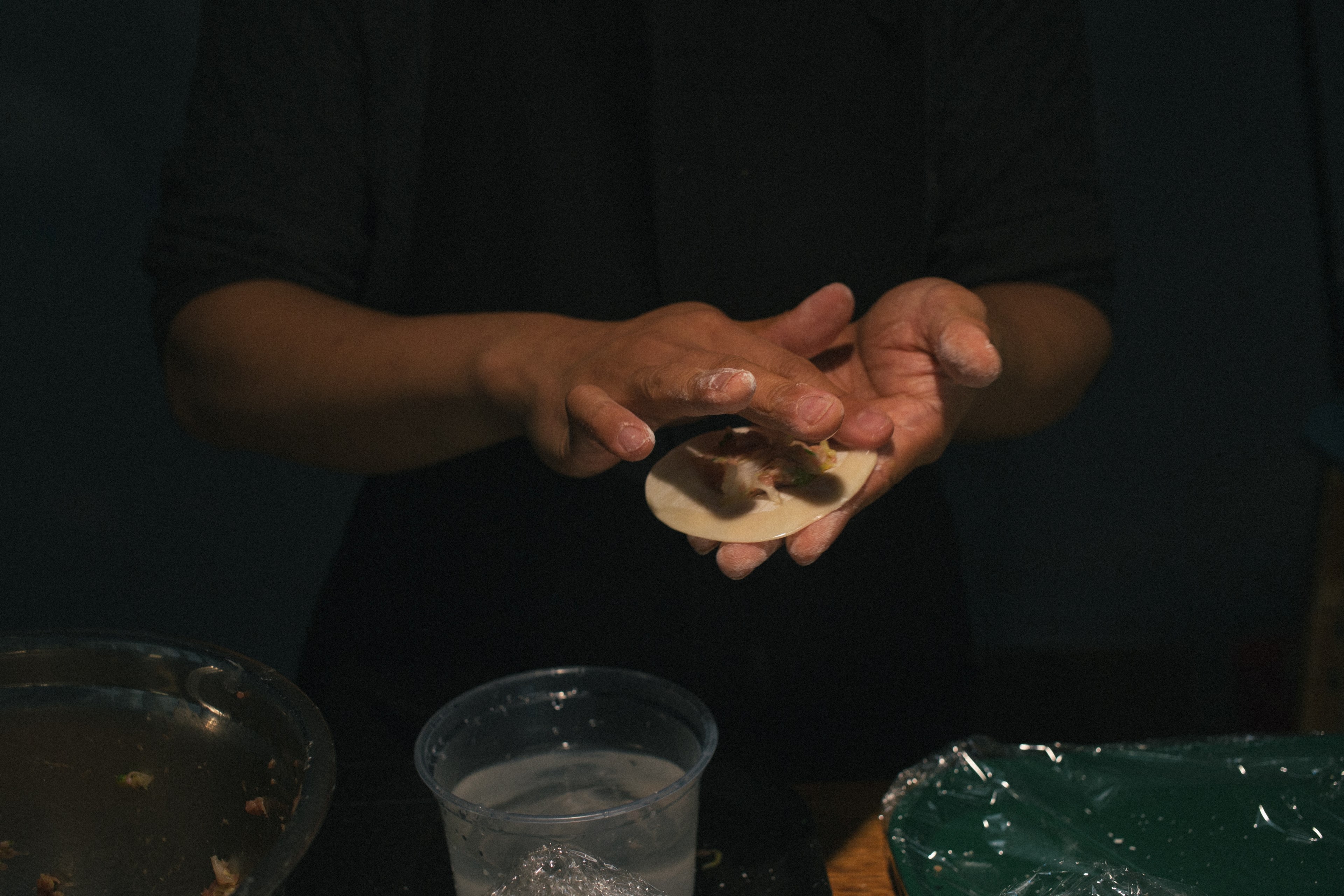 making dumplings 4k, HD Wallpaper