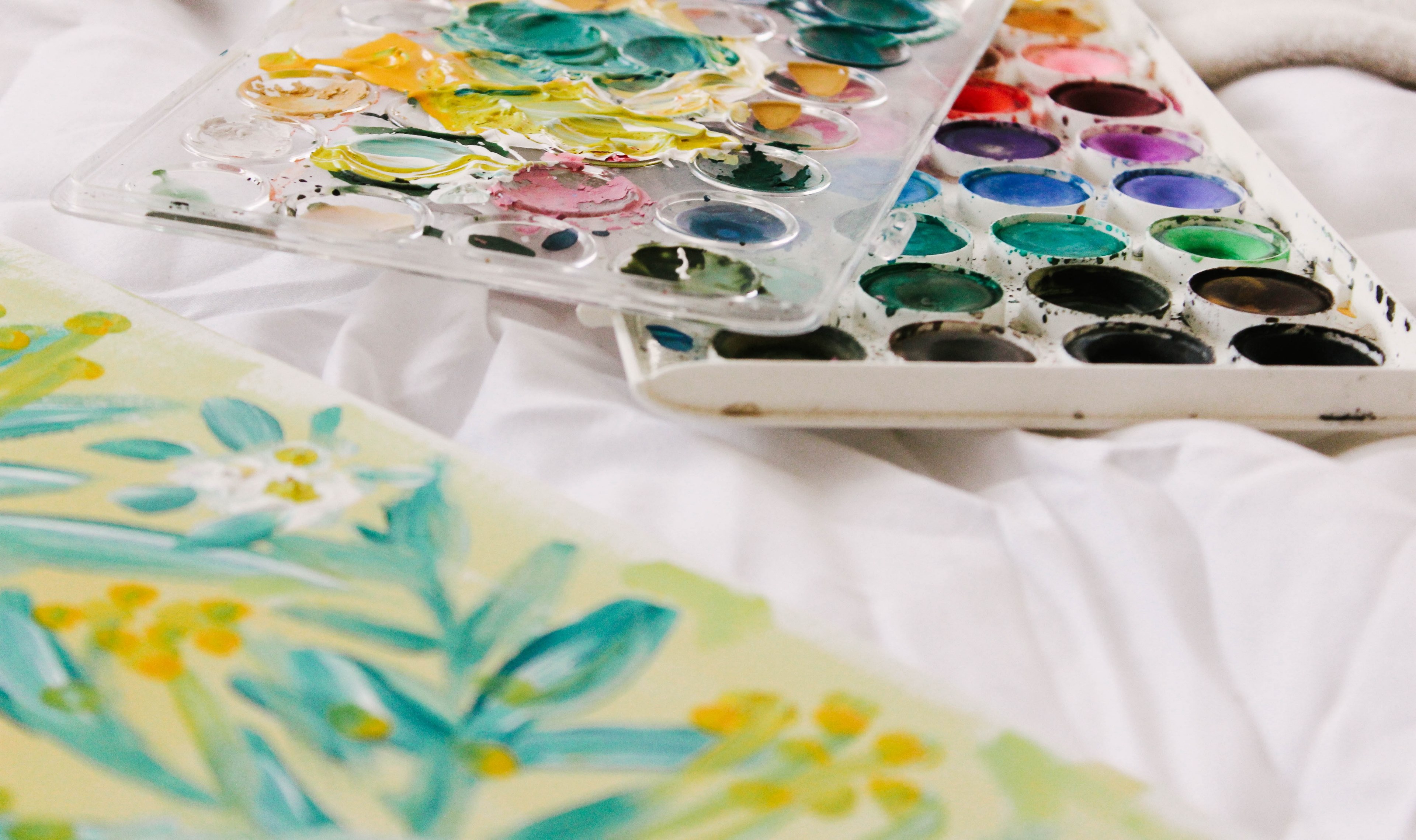 watercolour painter 4k, HD Wallpaper
