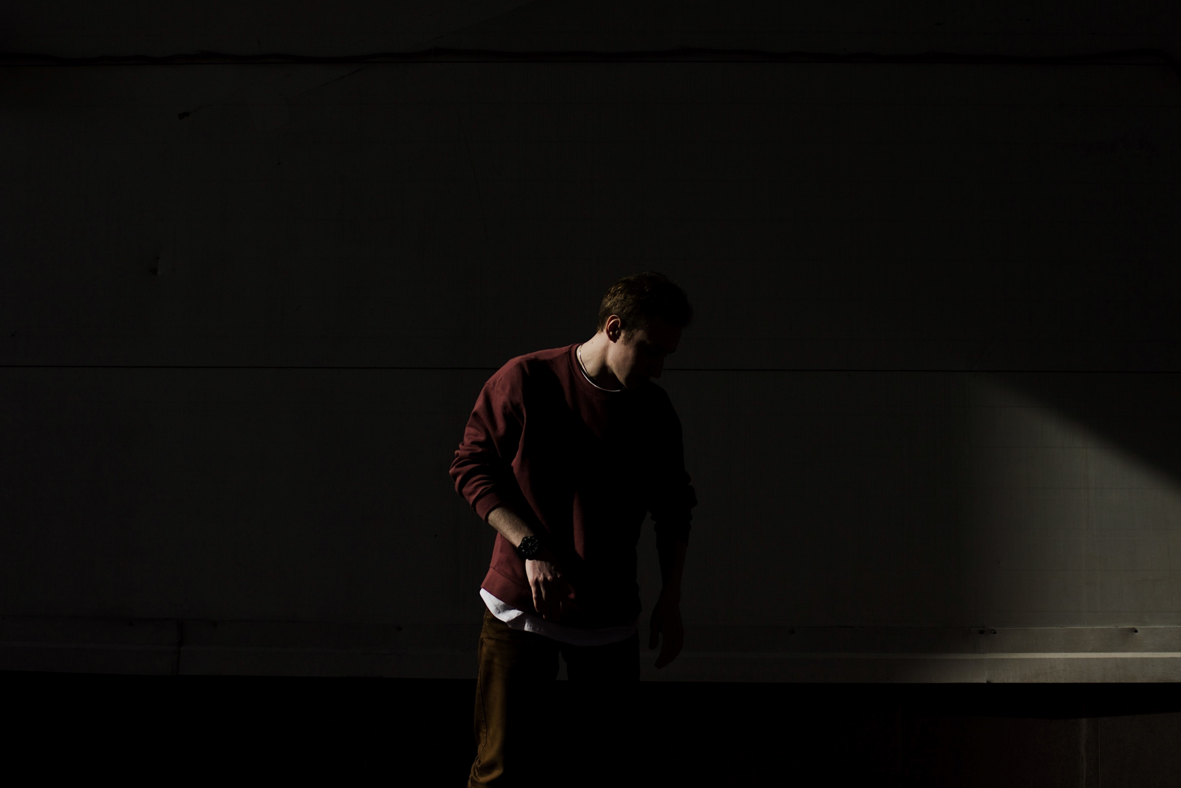 dark shadow man in shadow and man 4k, HD Wallpaper
