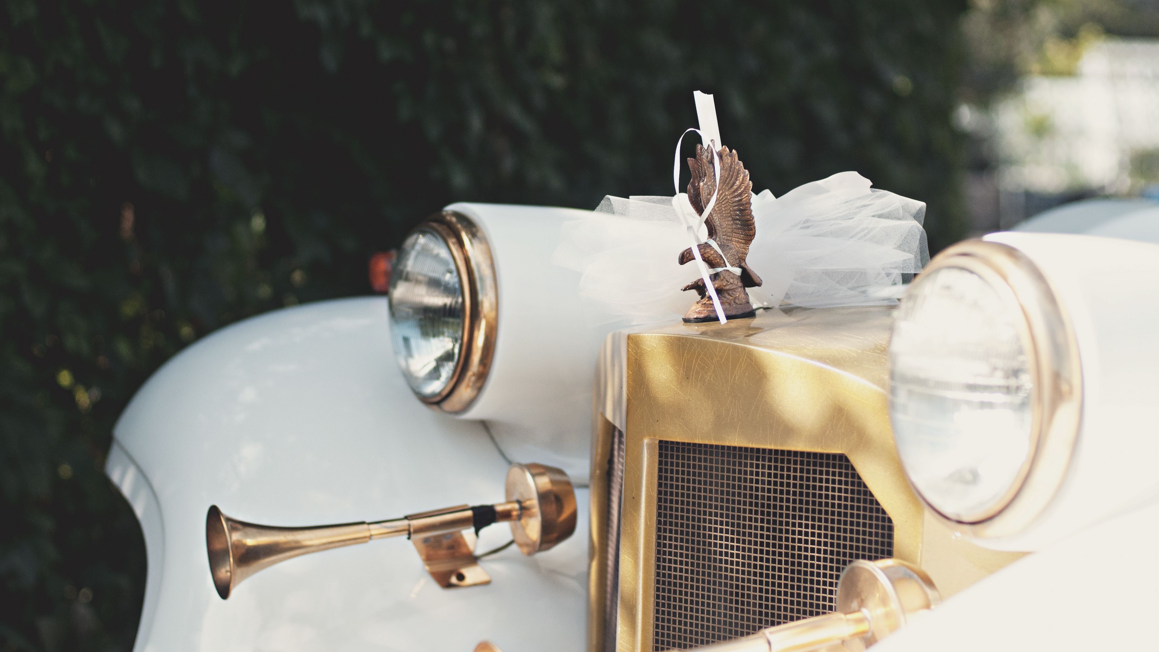 car, decoration, wedding, 4k, HD Wallpaper