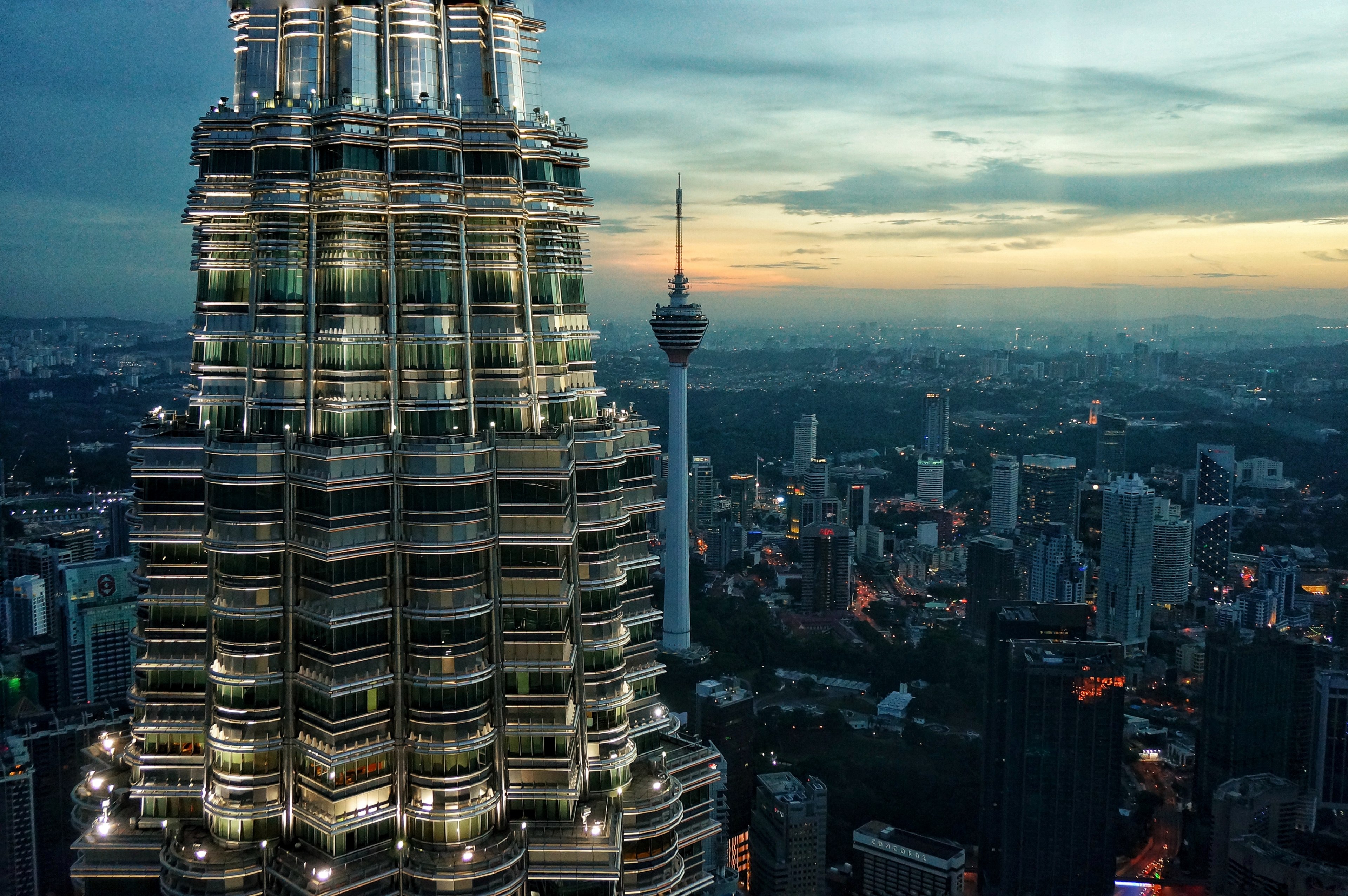city skyscraper building and architecture 4k, HD Wallpaper