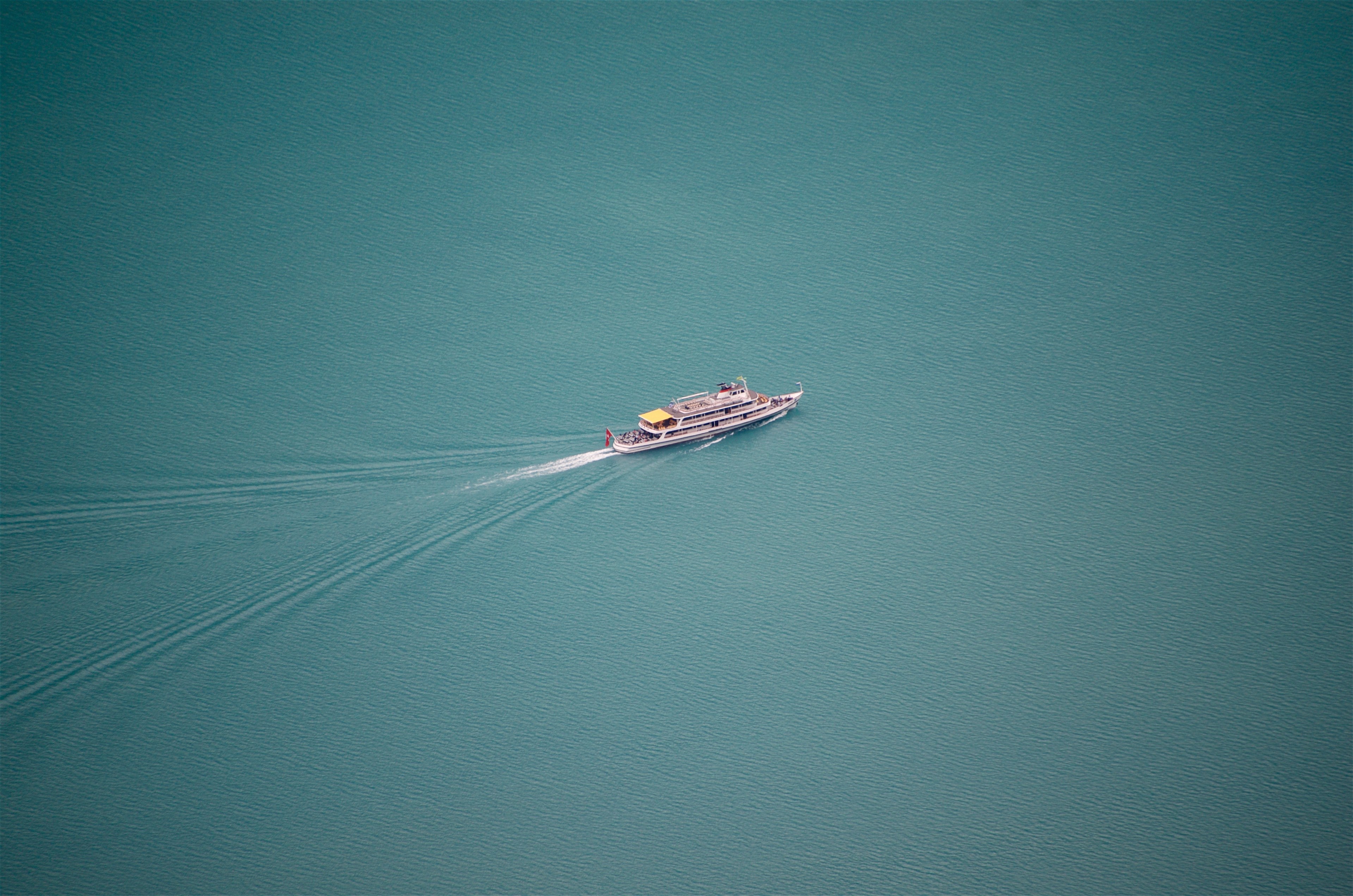 boat lake cruise and cruise ship 4k, HD Wallpaper