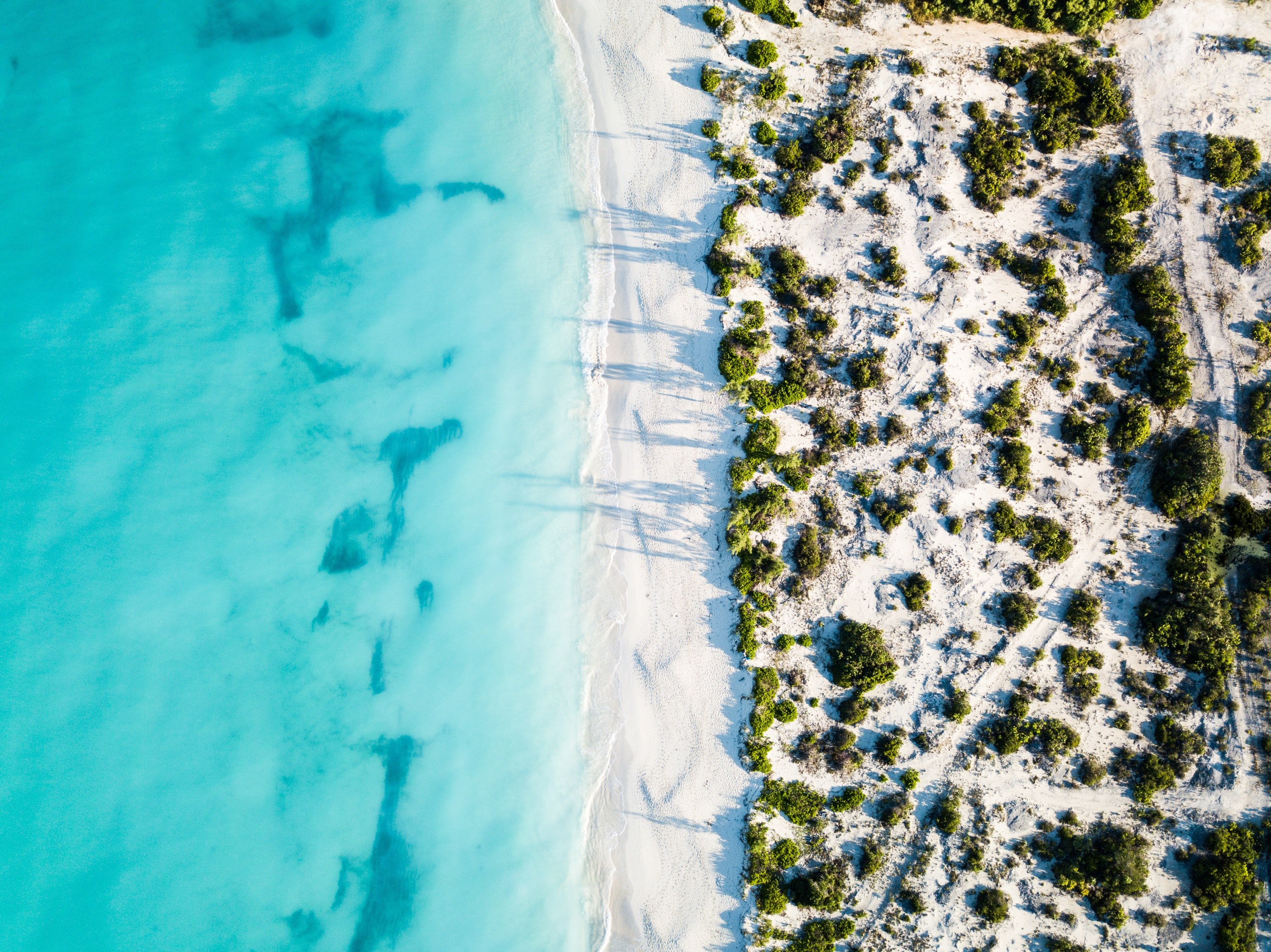 the blues and greens 4k, HD Wallpaper