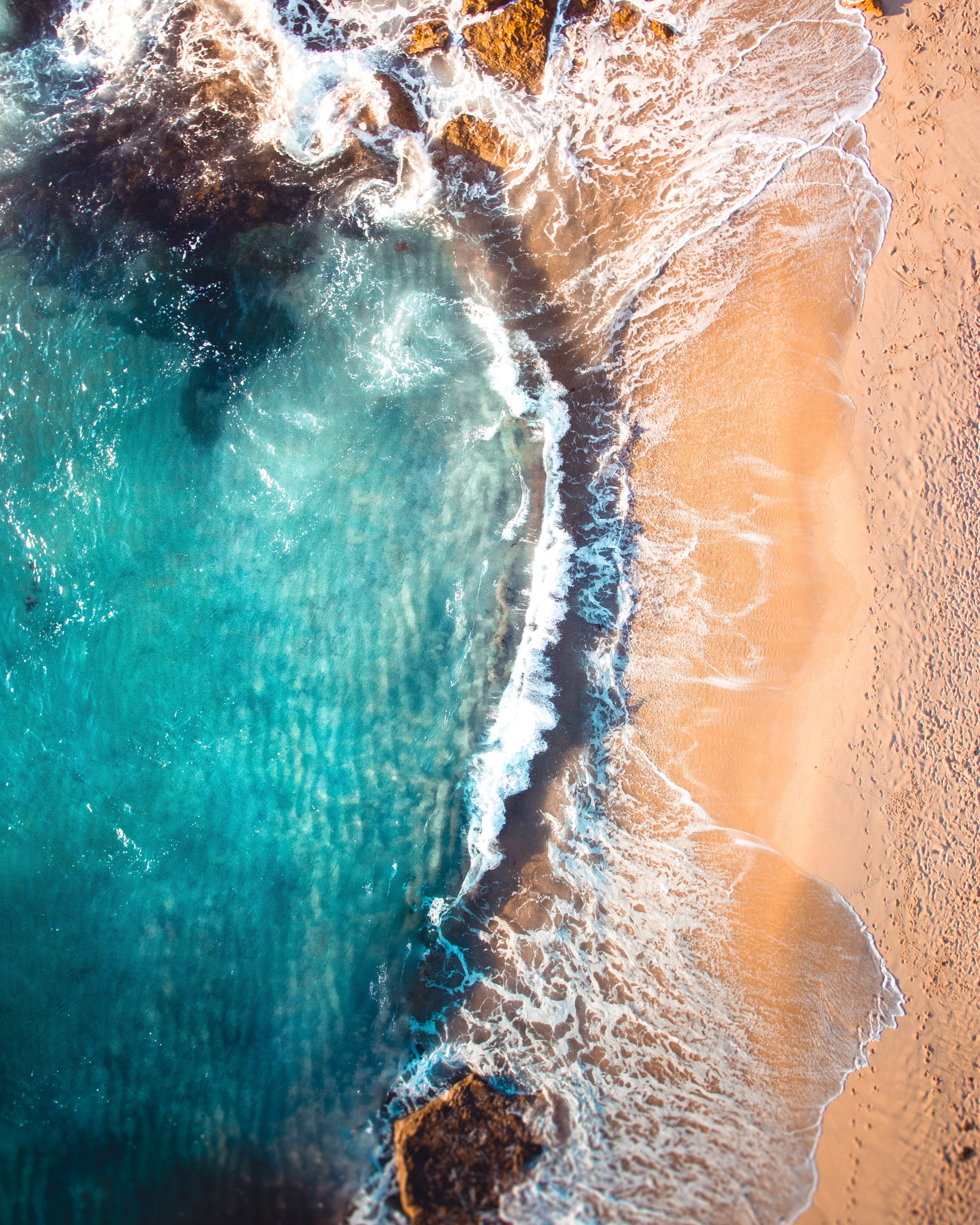 lonely wave 4k, Phone HD Wallpaper