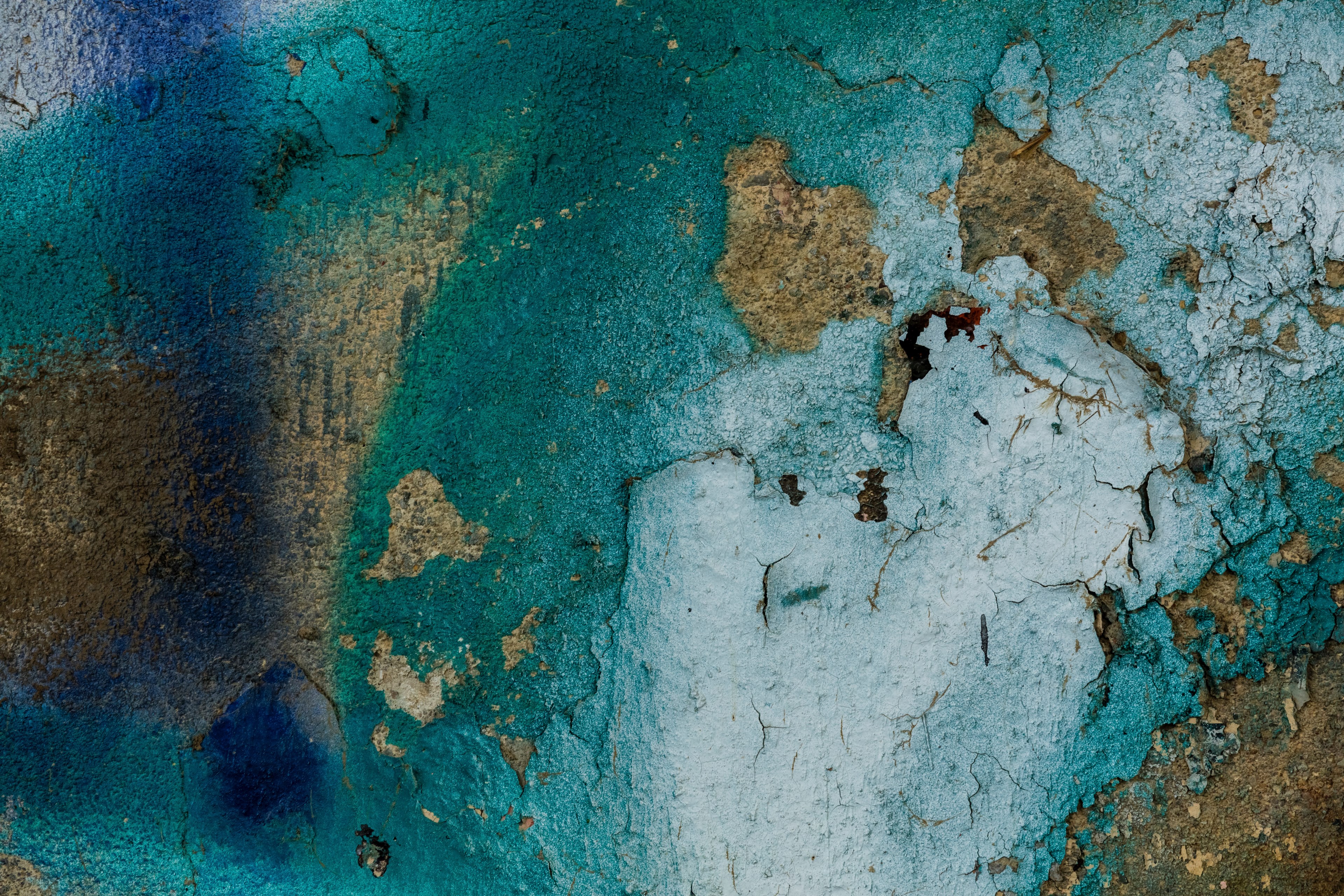 wall old paint and peeling 4k, HD Wallpaper