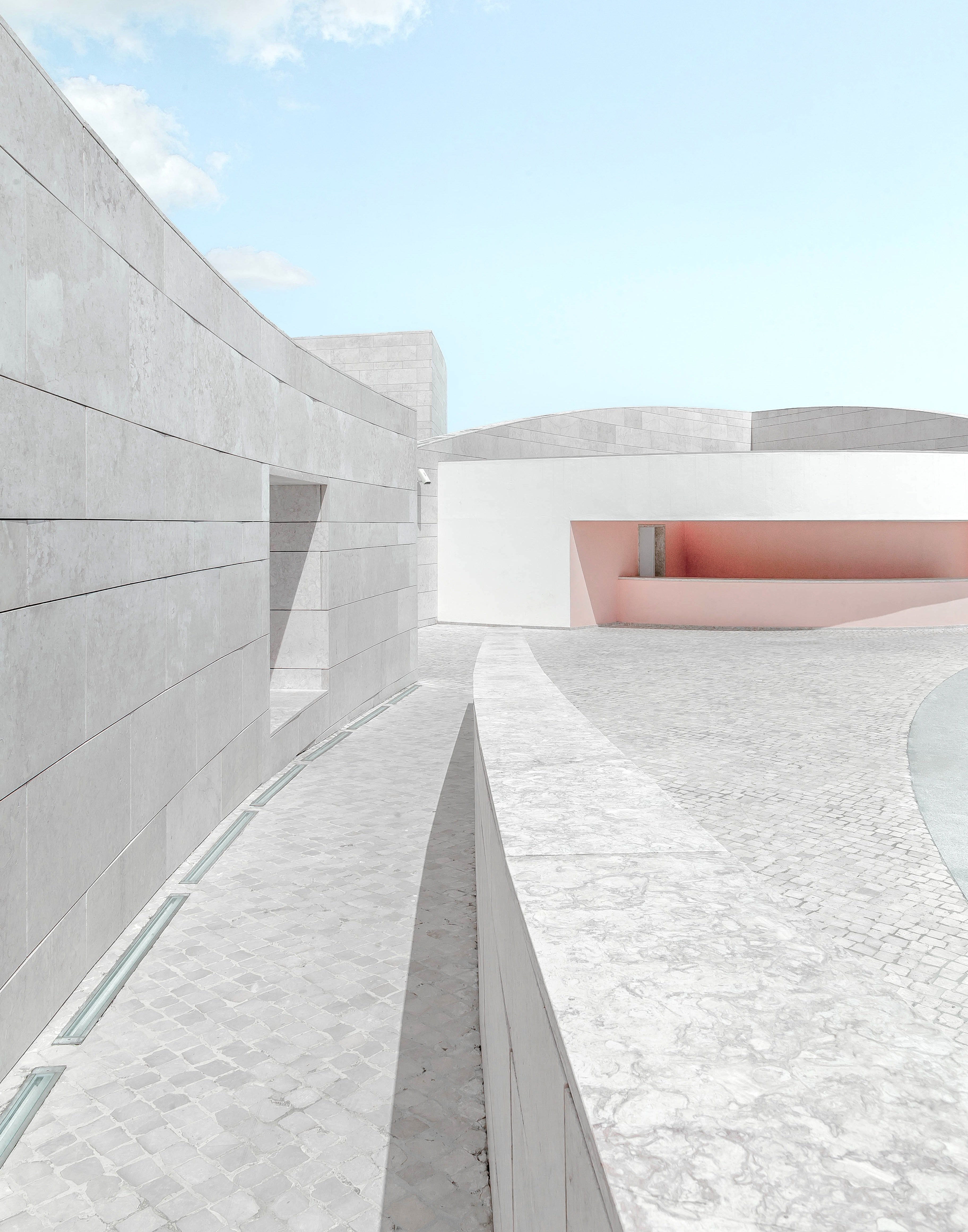 wall concrete sunlight and shadow hd, 4k, Phone HD Wallpaper