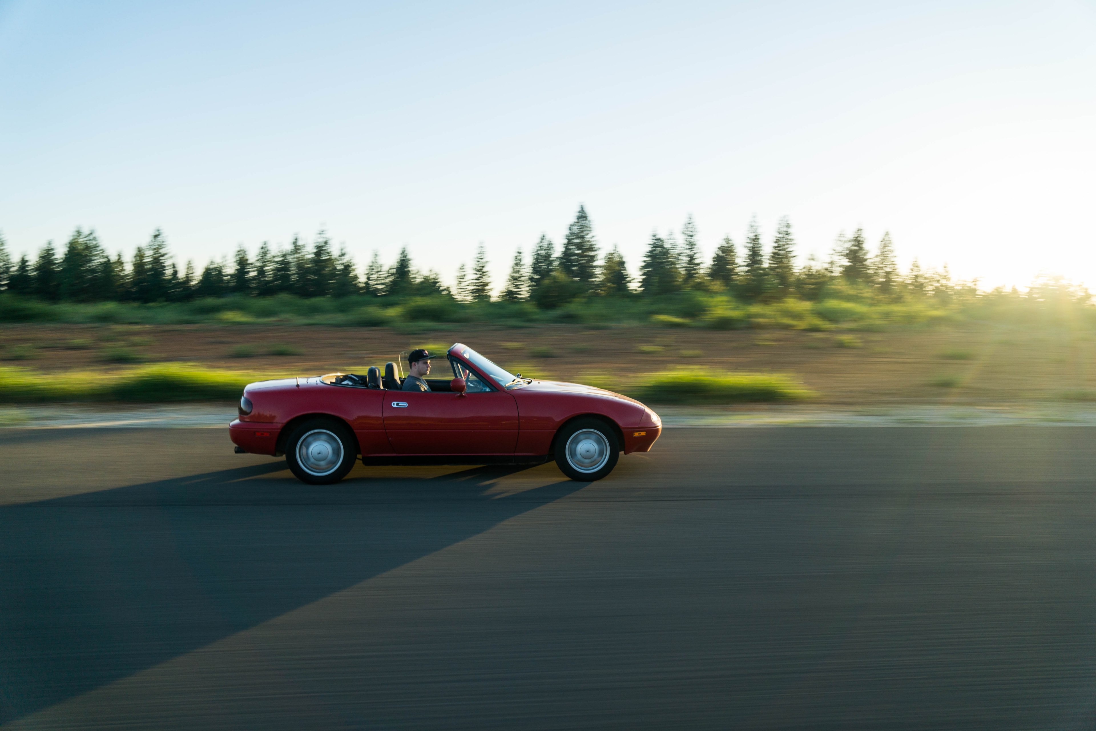 the convertible vehicle driving fast on the highway, _road trips alone 4k, HD Wallpaper