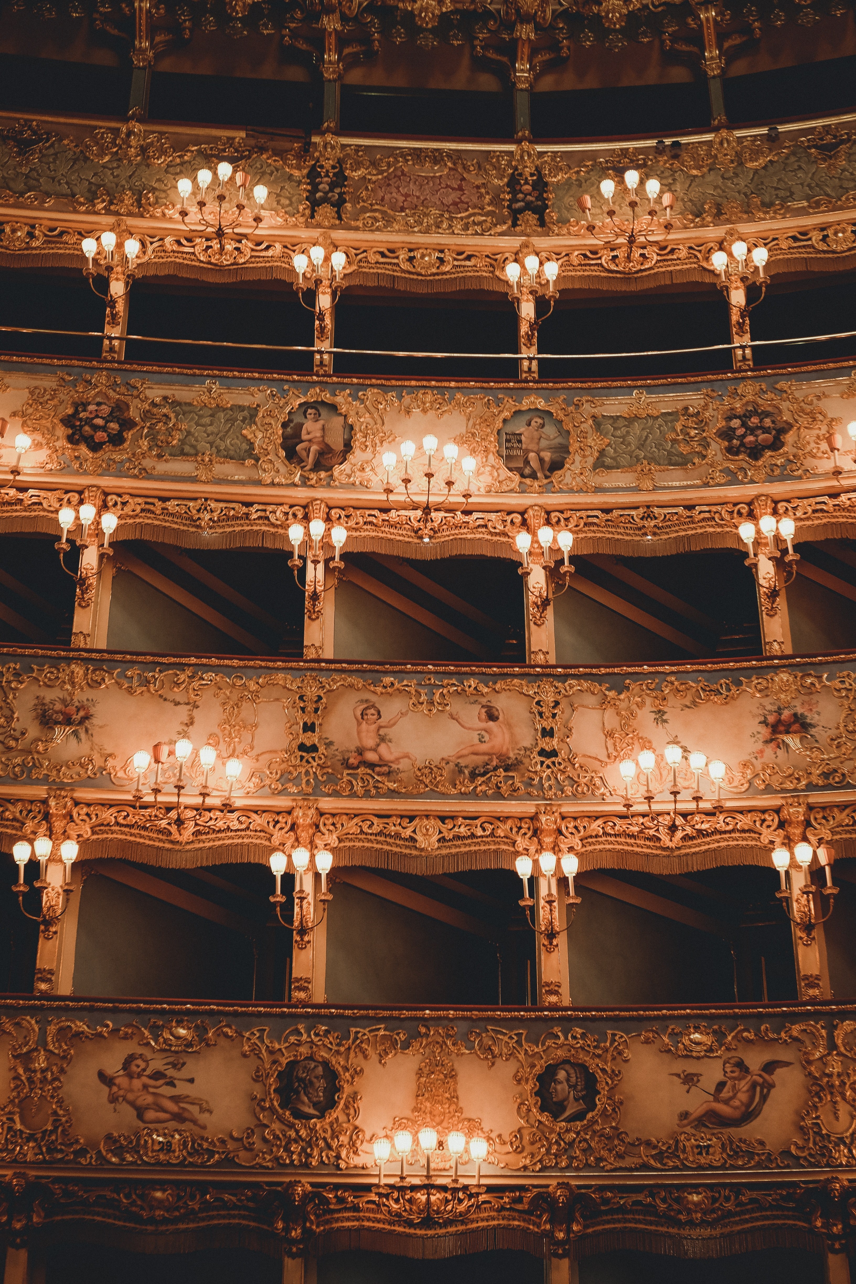 la fenice theatre aka the phoenix 4k, Phone HD Wallpaper