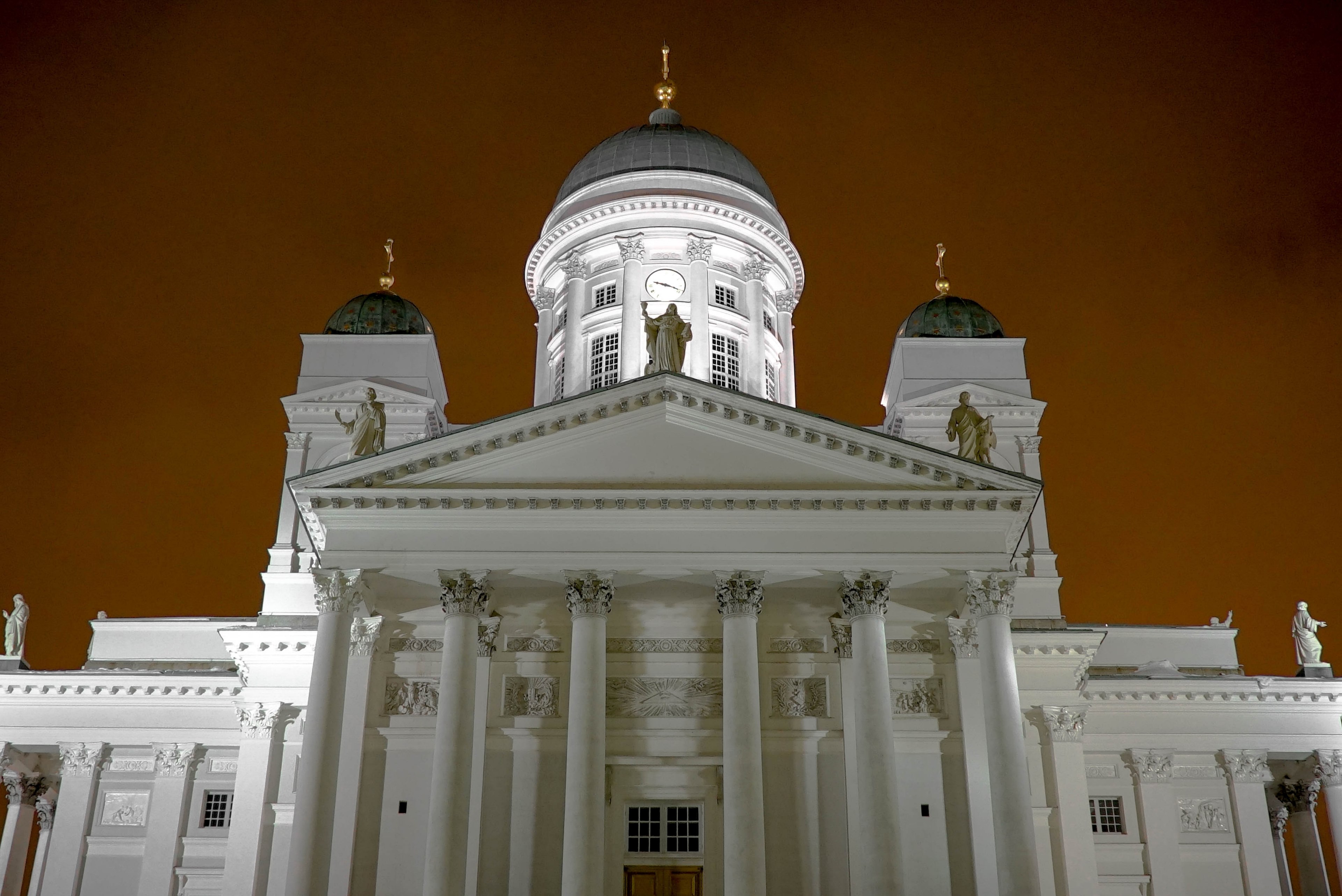 helsinki cathedral 4k, HD Wallpaper