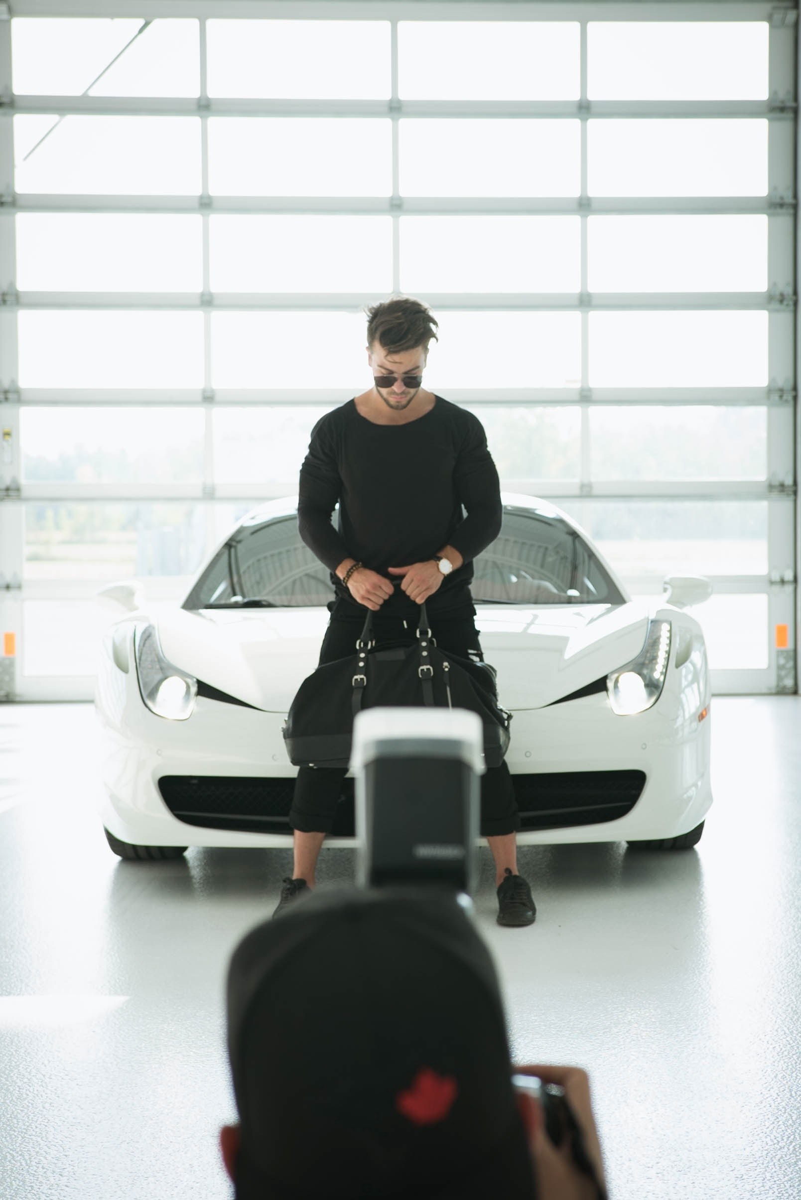 photo shoot model bag and black hd, 4k, Phone HD Wallpaper