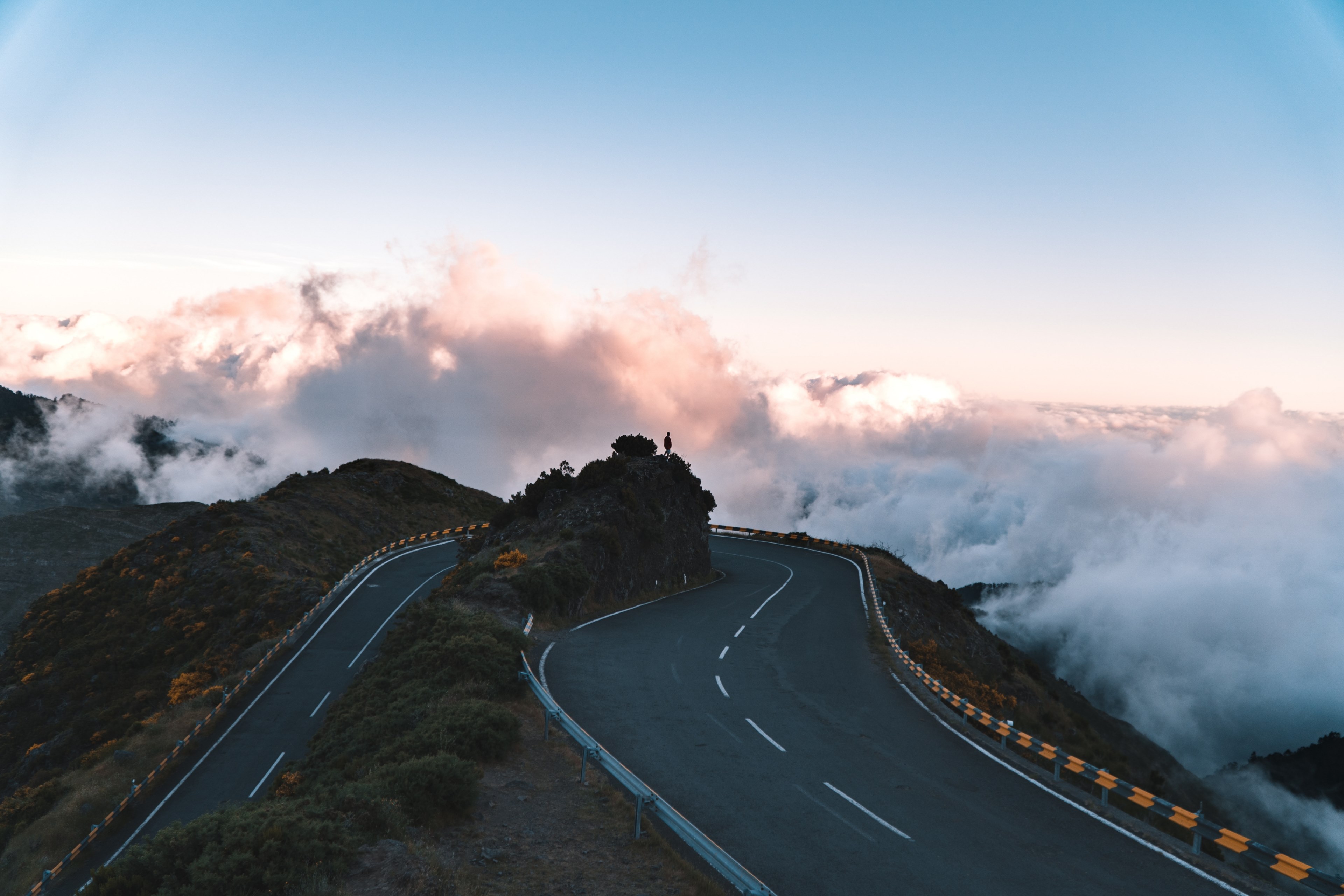 above the clouds 4k, HD Wallpaper