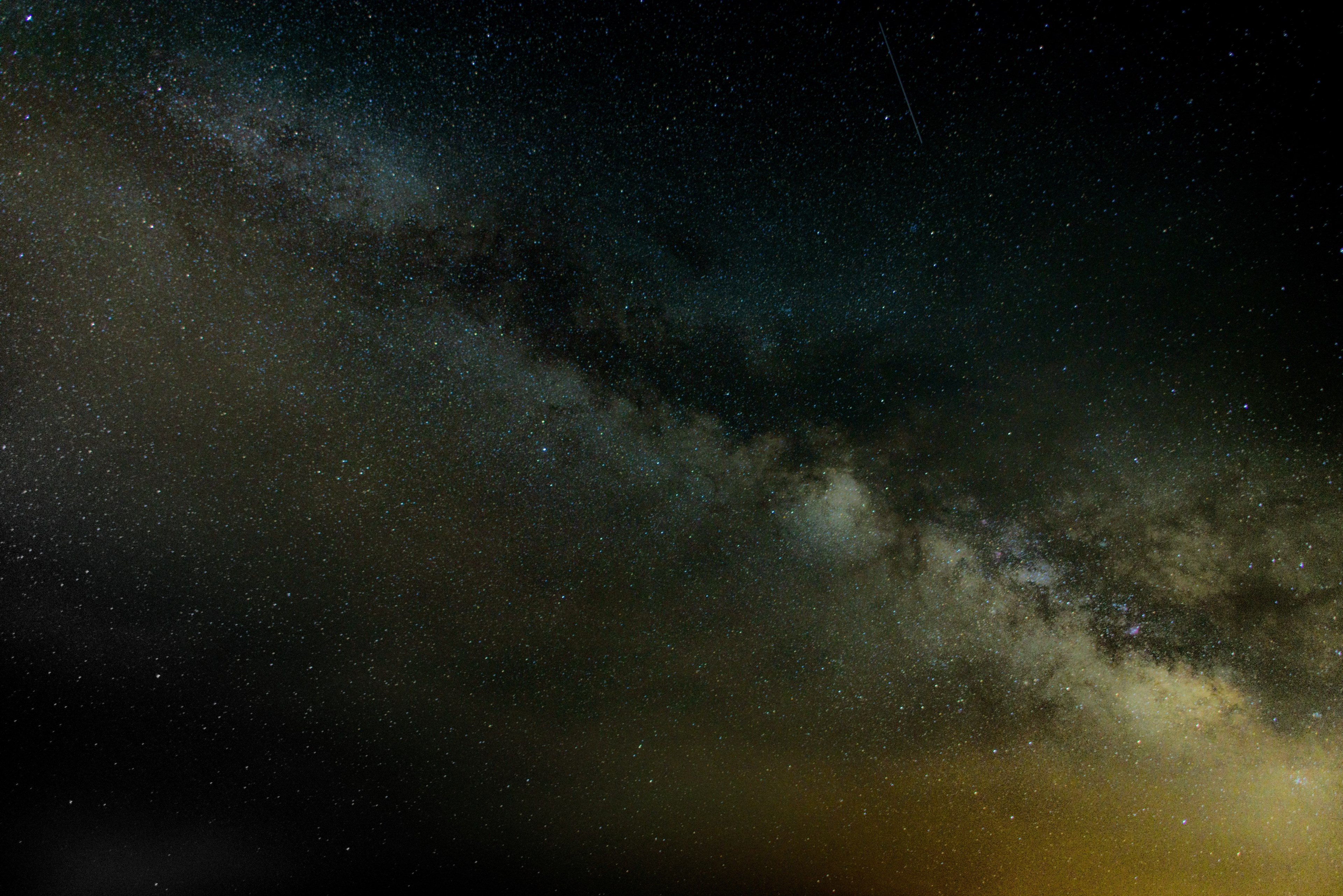 a shot of the milky way taken from silverthorne, milky way silverthorne 4k, HD Wallpaper
