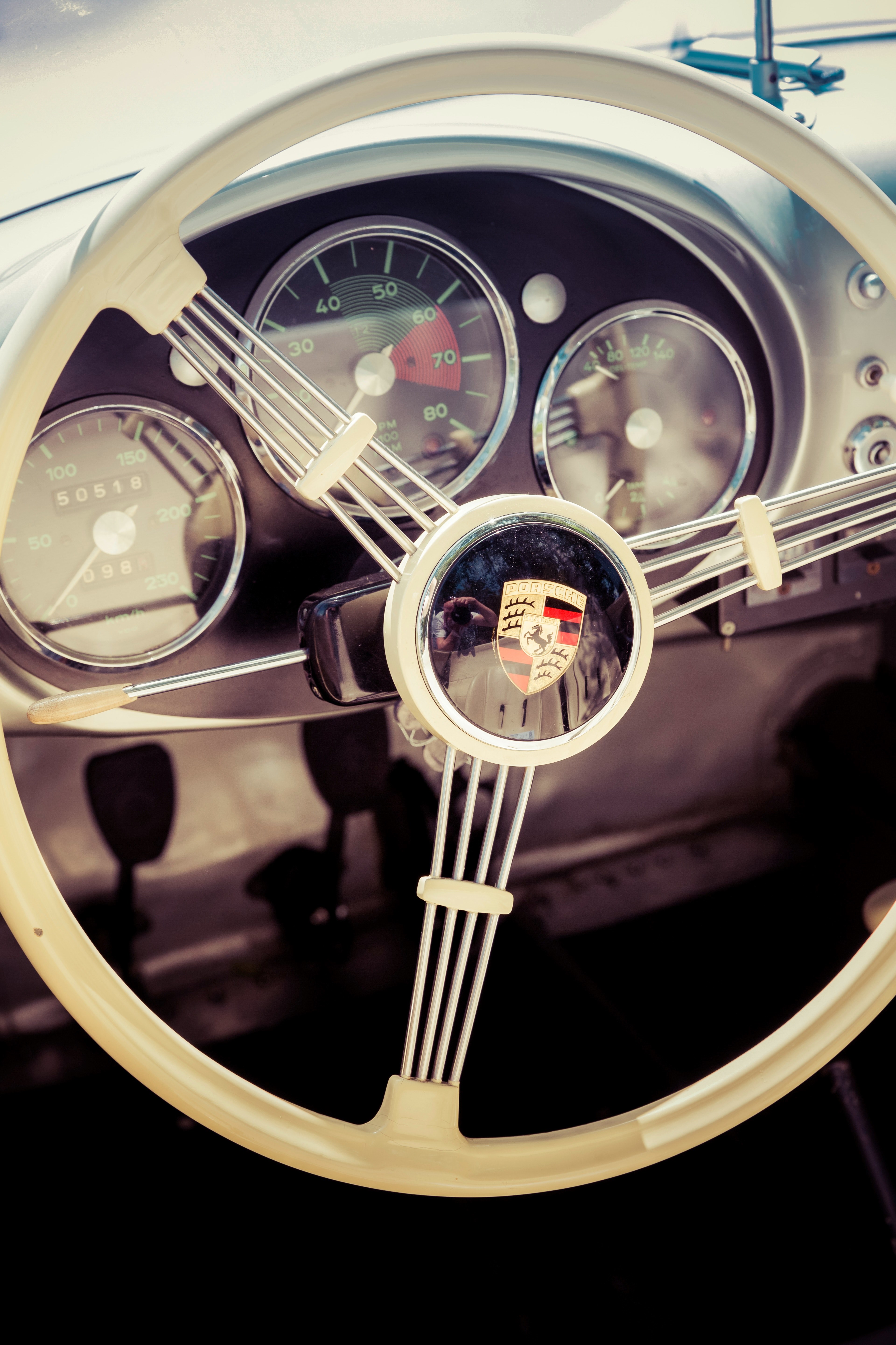 wheel steering wheel porsche and vintage car hd, 4k, Phone HD Wallpaper