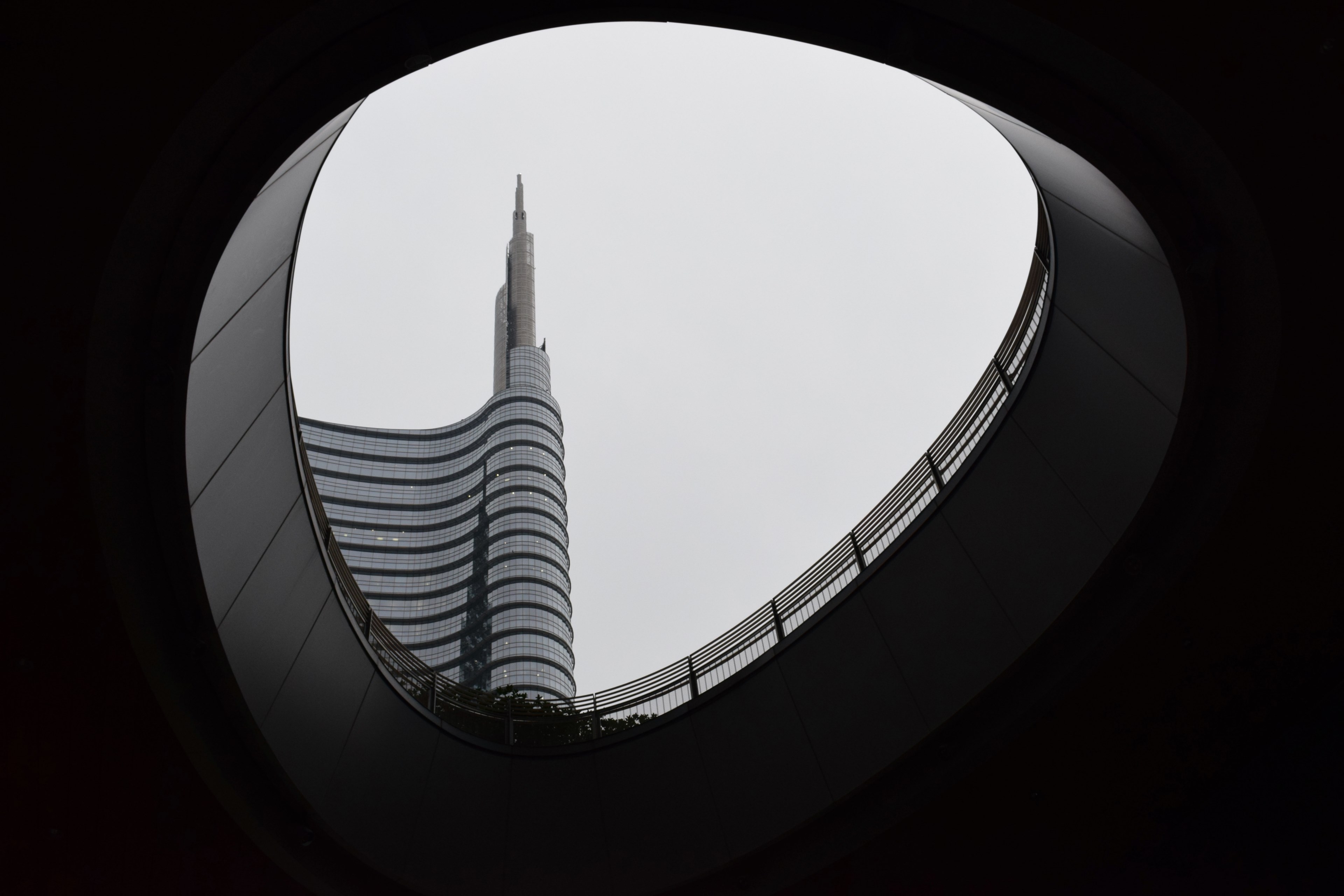 piazza gae aulenti milan italy 4k, HD Wallpaper