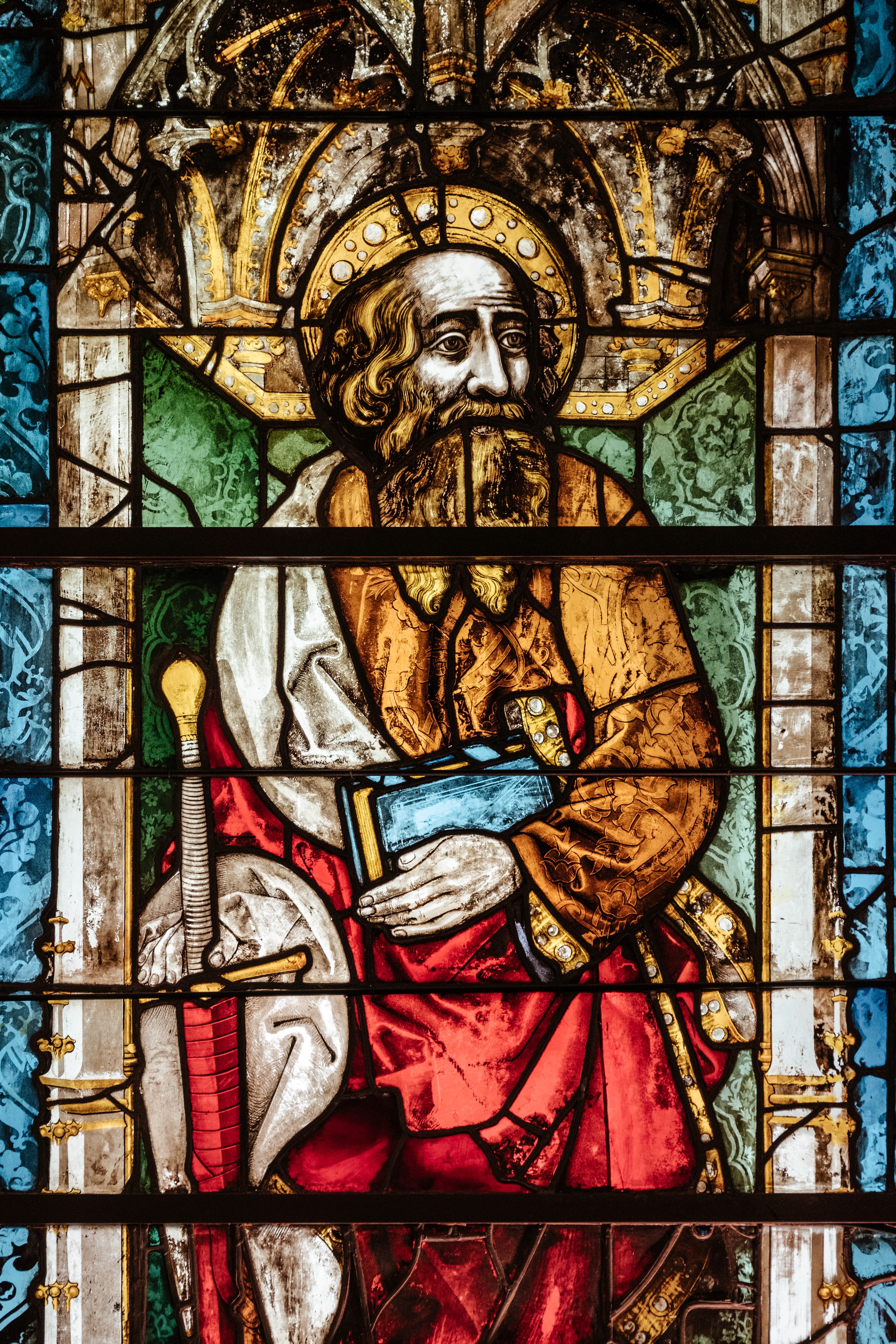 church stained glass glass and window hd, 4k, Phone HD Wallpaper