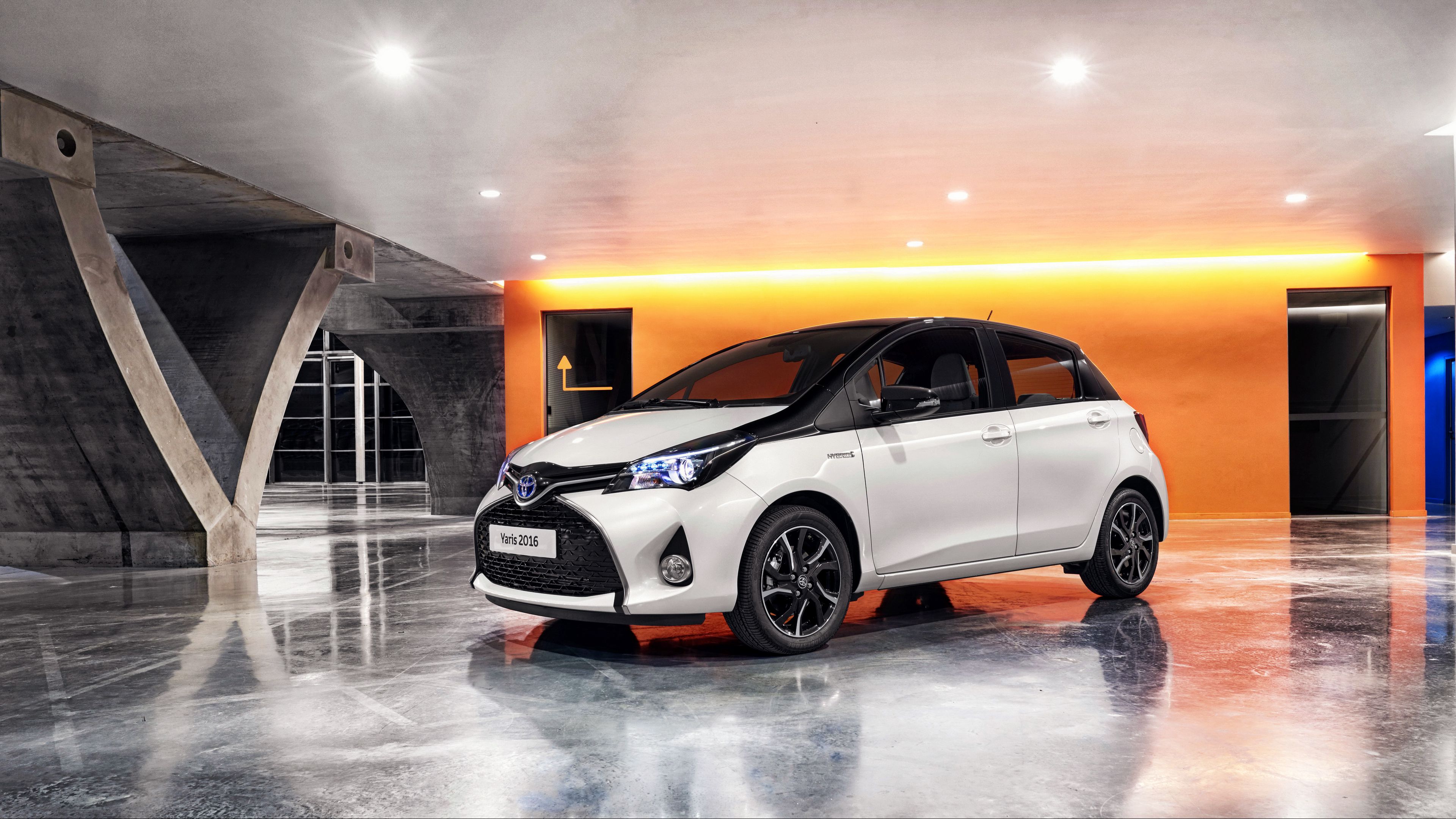 toyota, yaris, side view, 4k, HD Wallpaper
